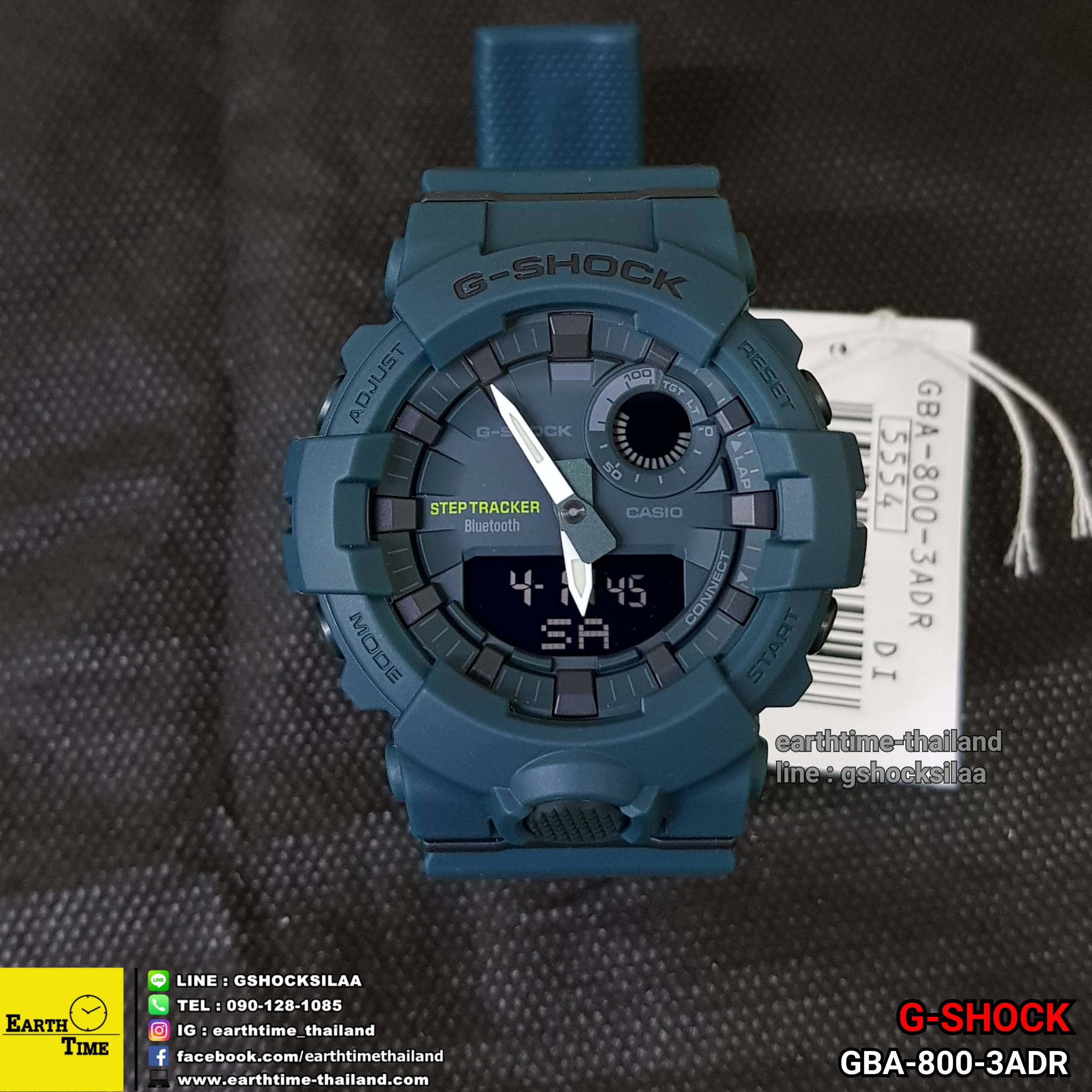 G-Shock Step Tracker and Bluetooth ของใหม่แท้100% รับประกัน 1 ปี รุ่น GBA-800-3ADR