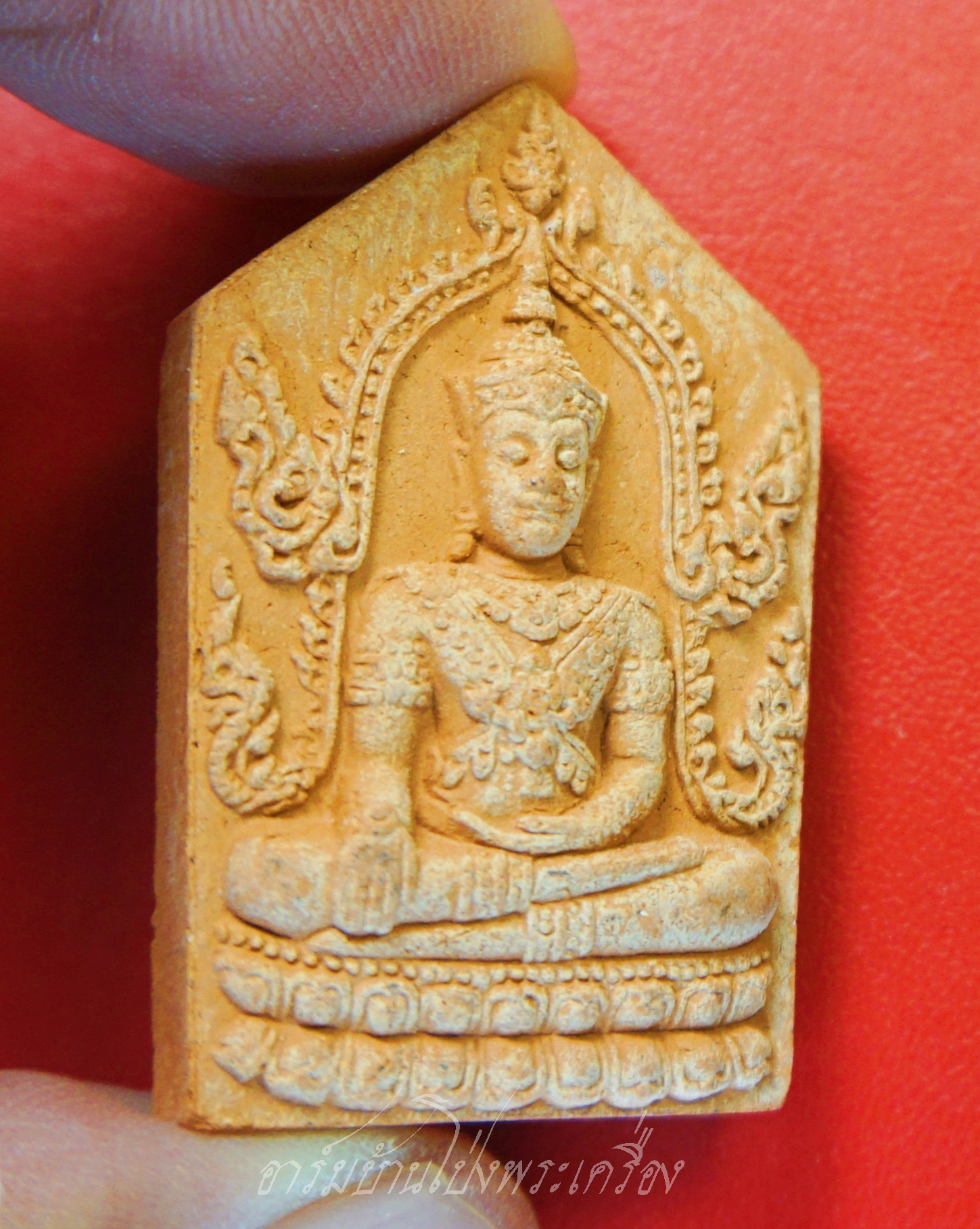 พระยอดขุนพล วัดเจดีย์หอย หลัง พระนารายณ์ เนื้อผง(องค์ที่4)