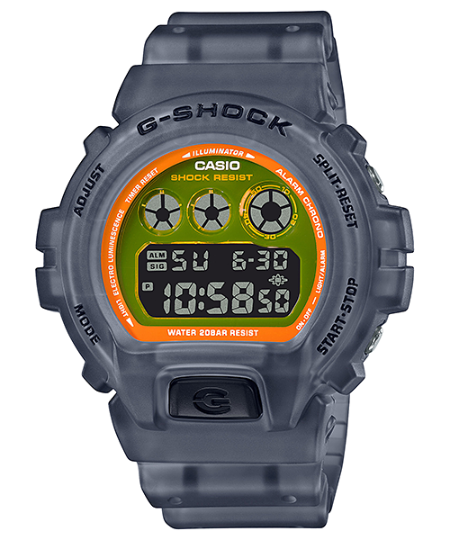 G-Shock Color Skeleton Series with Fluorescent Accents ของใหม่แท้100% รุ่น DW-6900LS-1