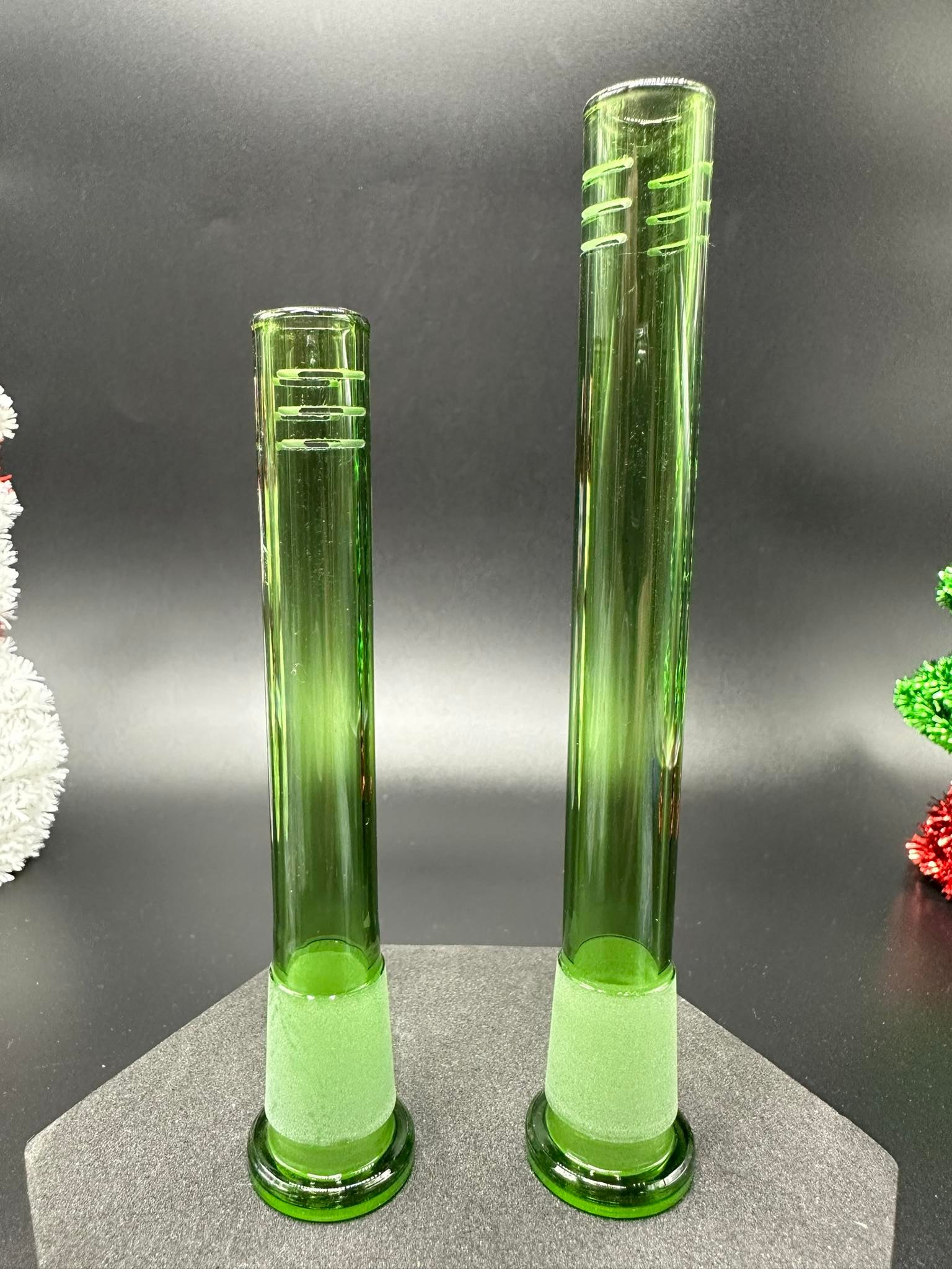 Light Green Adaptor Glass Bong (12cm.)
