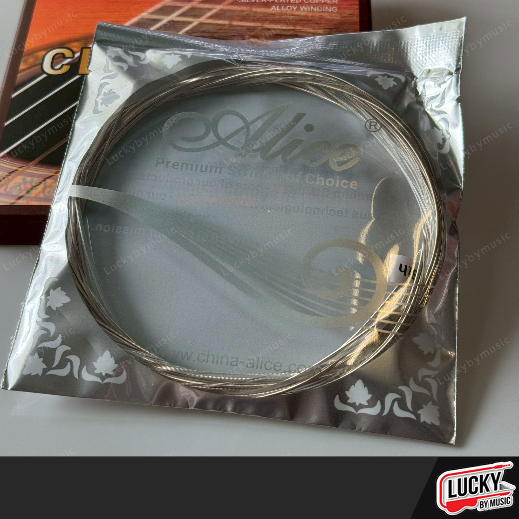 Alice สายกีต้าร์โปร่ง จำนวน 6 สาย รุ่น AC108 ขนาด .028-.043 สายกีต้าร์ เคลือบนิกเกิ้ล - ส่งจากไทย