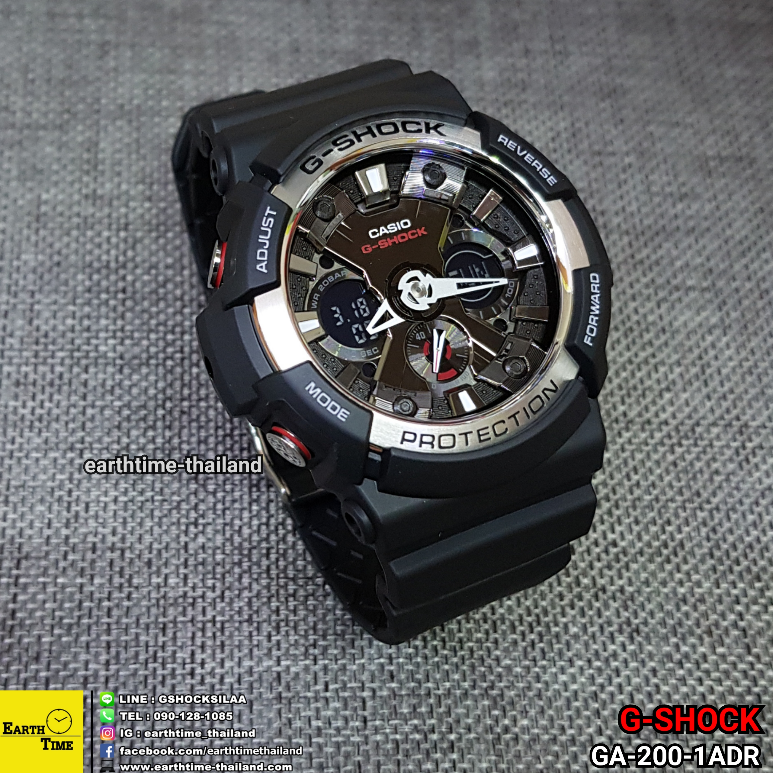 G-Shock ของใหม่แท้100% รับประกัน 1 ปี GA-200-1ADR