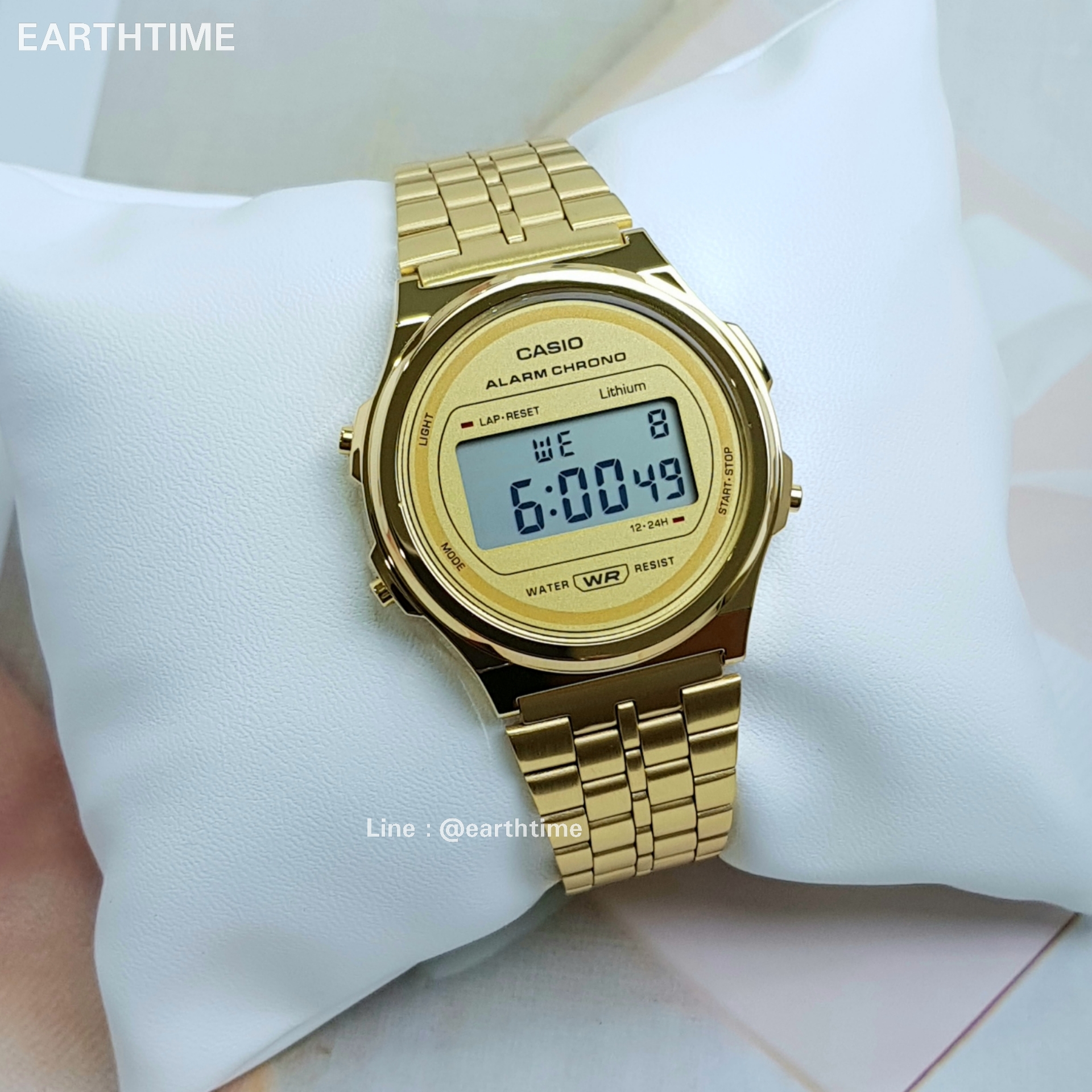 CASIO รุ่น A171WEG-9A / DATA BANK DIGITAL