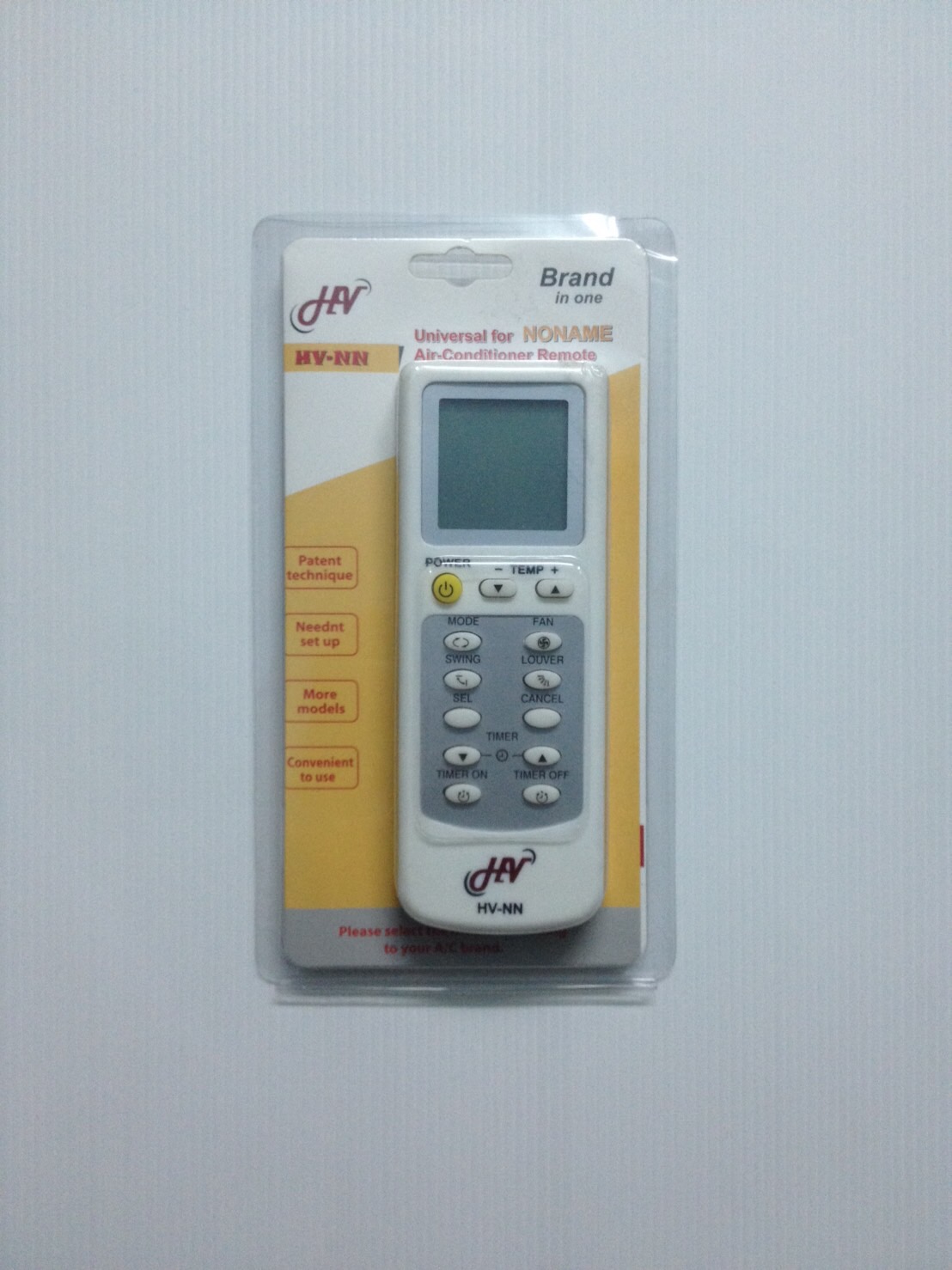 รีโมทแอร์ noname รวม ​HV-NN