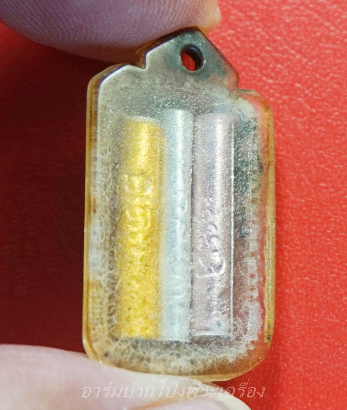 ท่านพ่อเณร วัดสระพัง หลังตะกรุด3ดอก(องค์ที่1)