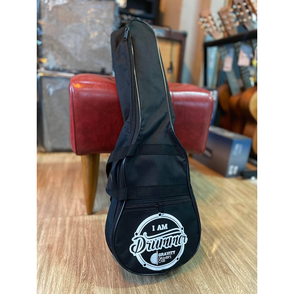 กระเป๋าอูคูเลเล่ บุฟองน้ำหนา Concert ขนาด 24-28 นิ้ว I am drumer กระเป๋า BAG Ukulele สะพายหลังได้ พกพาสะดวก