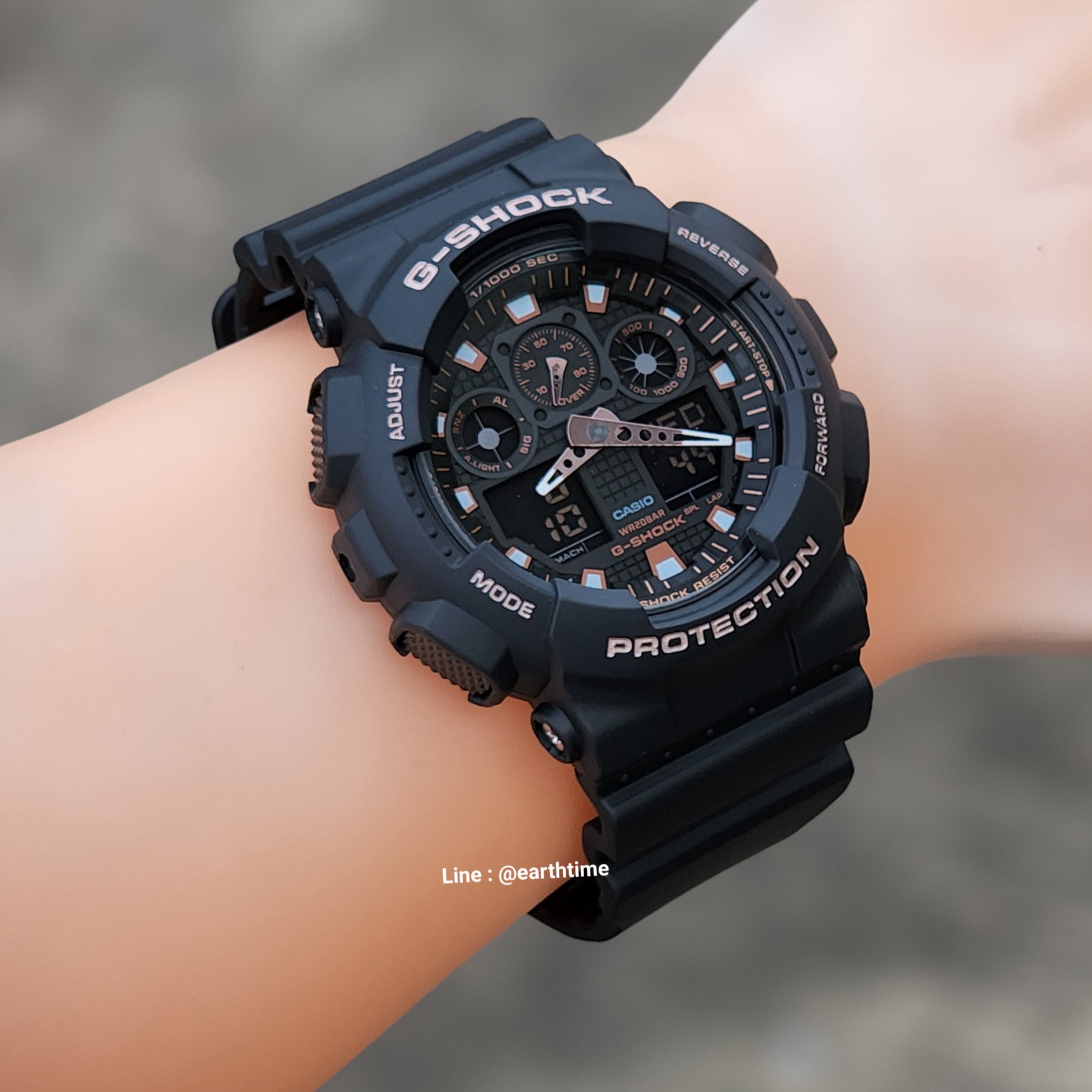 G-Shock รับประกัน 1 ปี รุ่น GA-100GBX-1A4DR