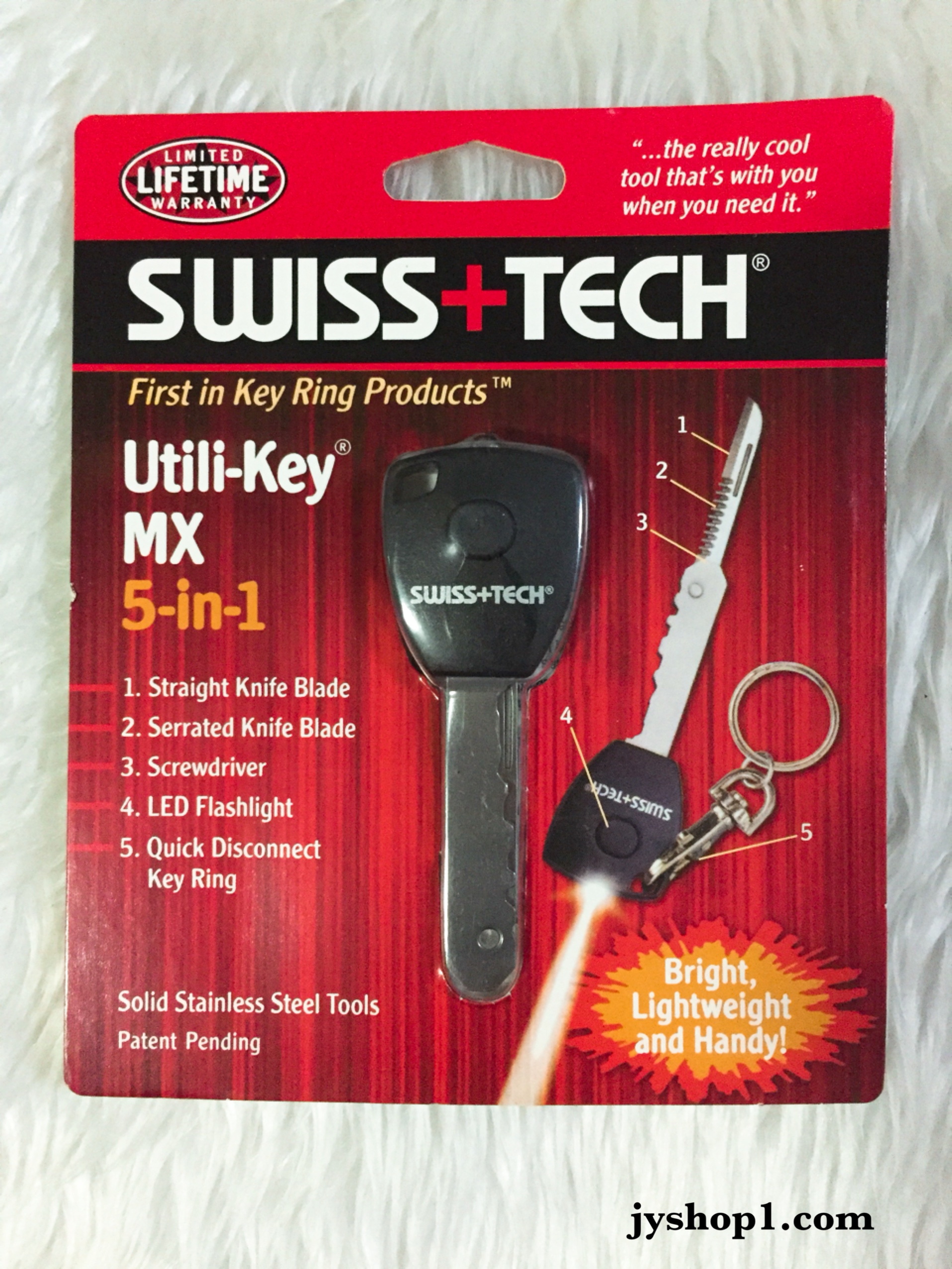 มีดและชุดเครื่องมืออเนกประสงค์ เครื่องมือ Swiss+Tech 5 in 1