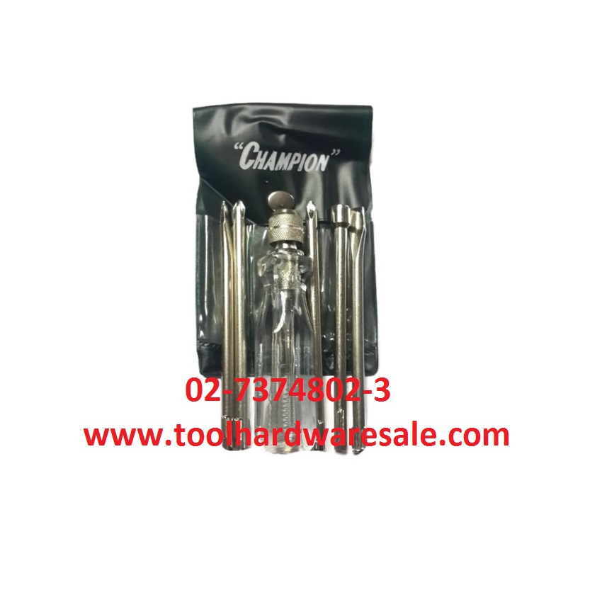 ไขควงช่างไฟ 5 ตัว/ชุด CHAMPION ราคาส่ง 83บาท