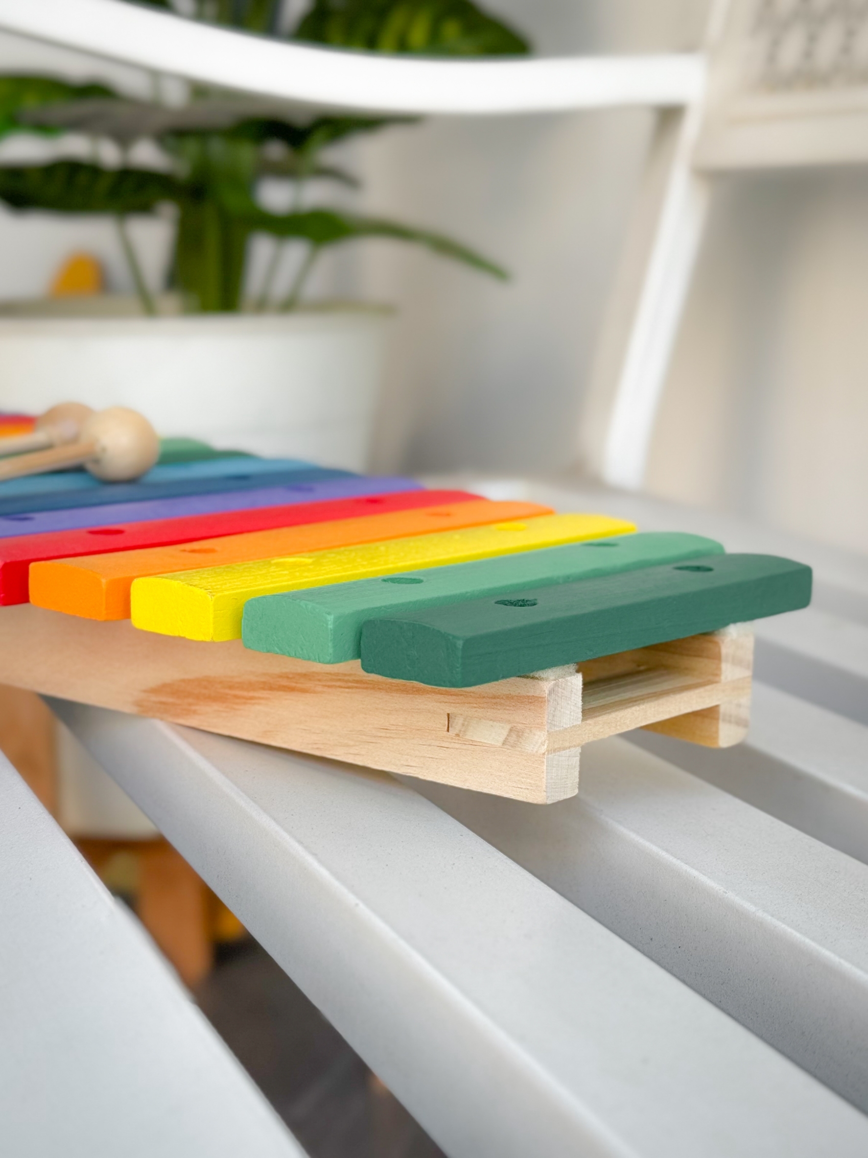 Babytime ระนาดเด็ก ไซโลโฟนไม้ xylophone ครบเสียง 15 เสียง สีสวยสดใส ฝึกสมาธิ พร้อมไม้ตี ของเล่นเด็ก