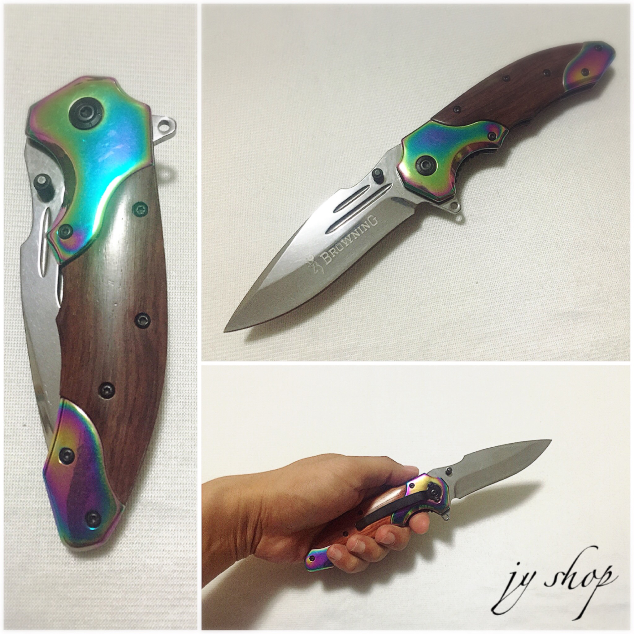 มีดพับ มีดพก Browning F76