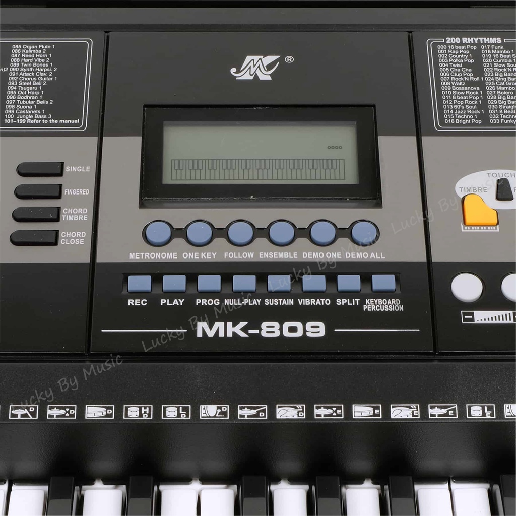 คีย์บอร์ด รุ่น MK-809 ขนาด 61 คีย์