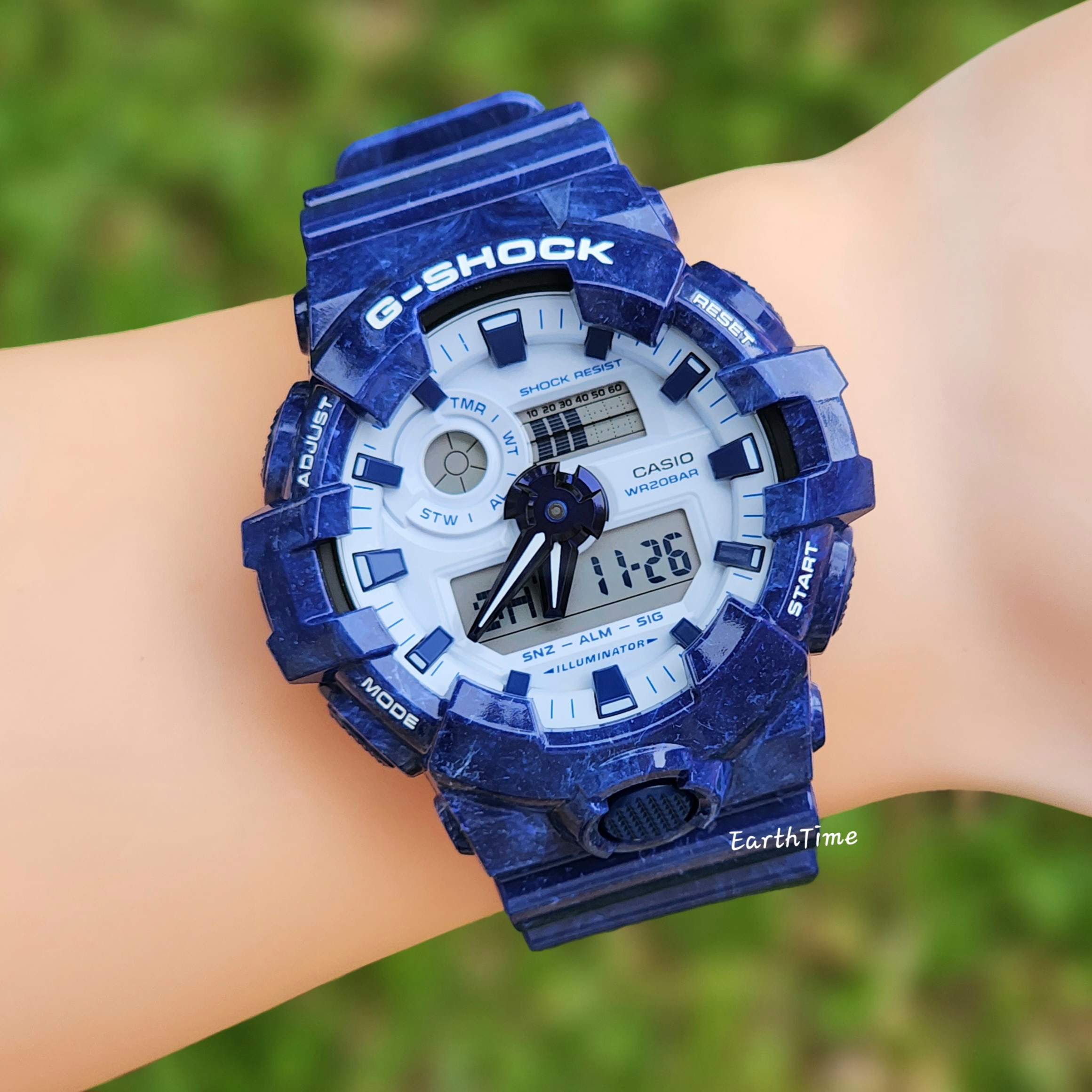 GA-700BWP-2A l Blue and White Porcelain G-Shock Series l G-SHOCK