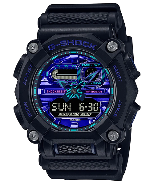 G-Shock GA-900VB-1A l Virtual Blue Analog-Digital Series l ของใหม่แท้100%
