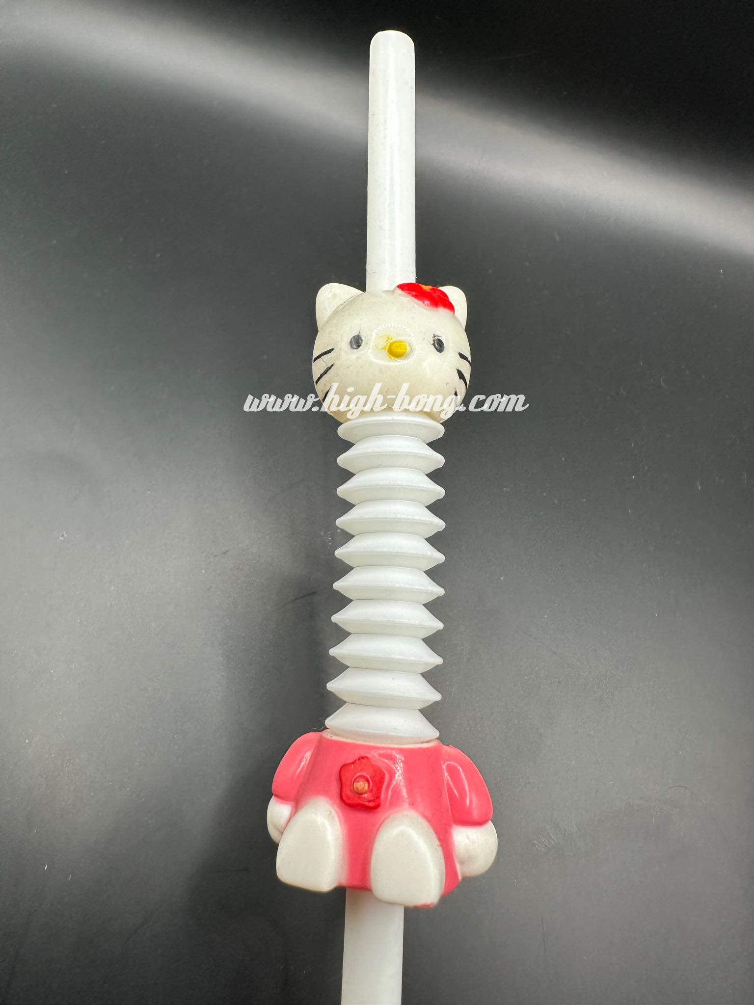 หลอดยืดหยุ่นหักงอได้ลายการ์ตูน(22 cm.)