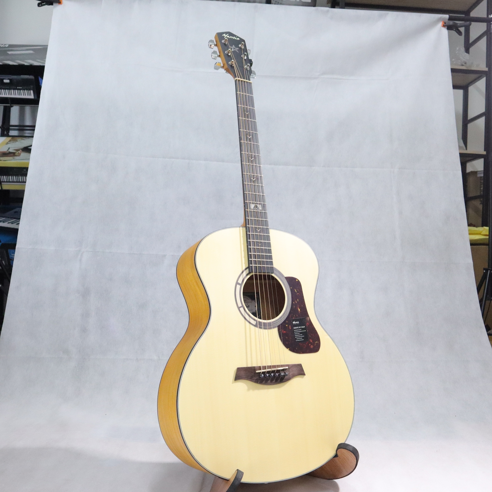 Mantic GT-1G กีตาร์โปร่ง 41 นิ้ว ทรง Grand Auditorium ไม้แองเกิลแมนสปรูซ/เชอร์รี่วู้ด