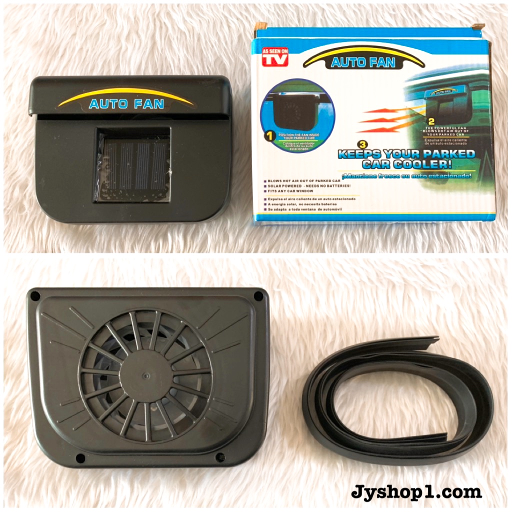 Solar powered auto fan พัดลมระบายความร้อนพลังงานแสงอาทิตย์