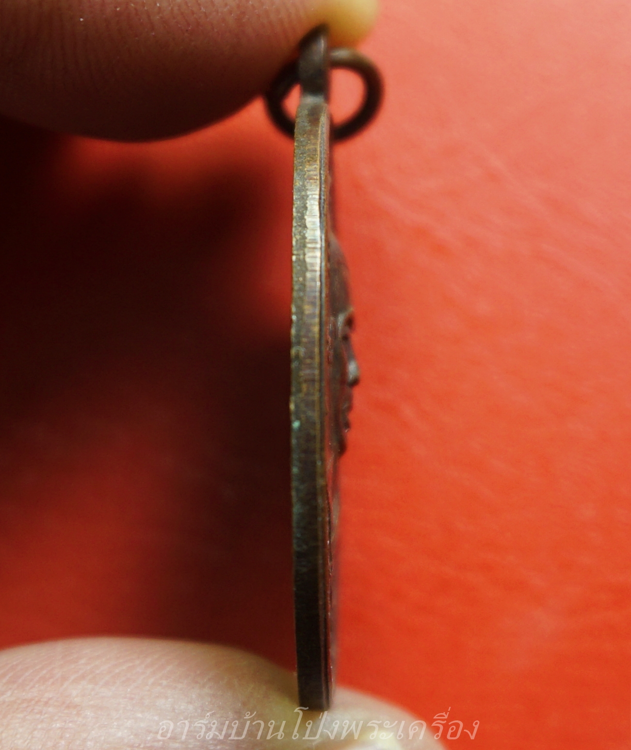 หลวงปู่บอน วัดหนองกบ เนื้อทองแดง ปี๒๕๓๖ ตอก 1 โค๊ต(องค์ที่2)