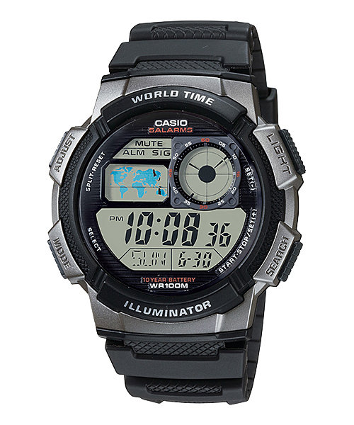 CASIO สายเรซิ่น รุ่น AE-1000W-1B