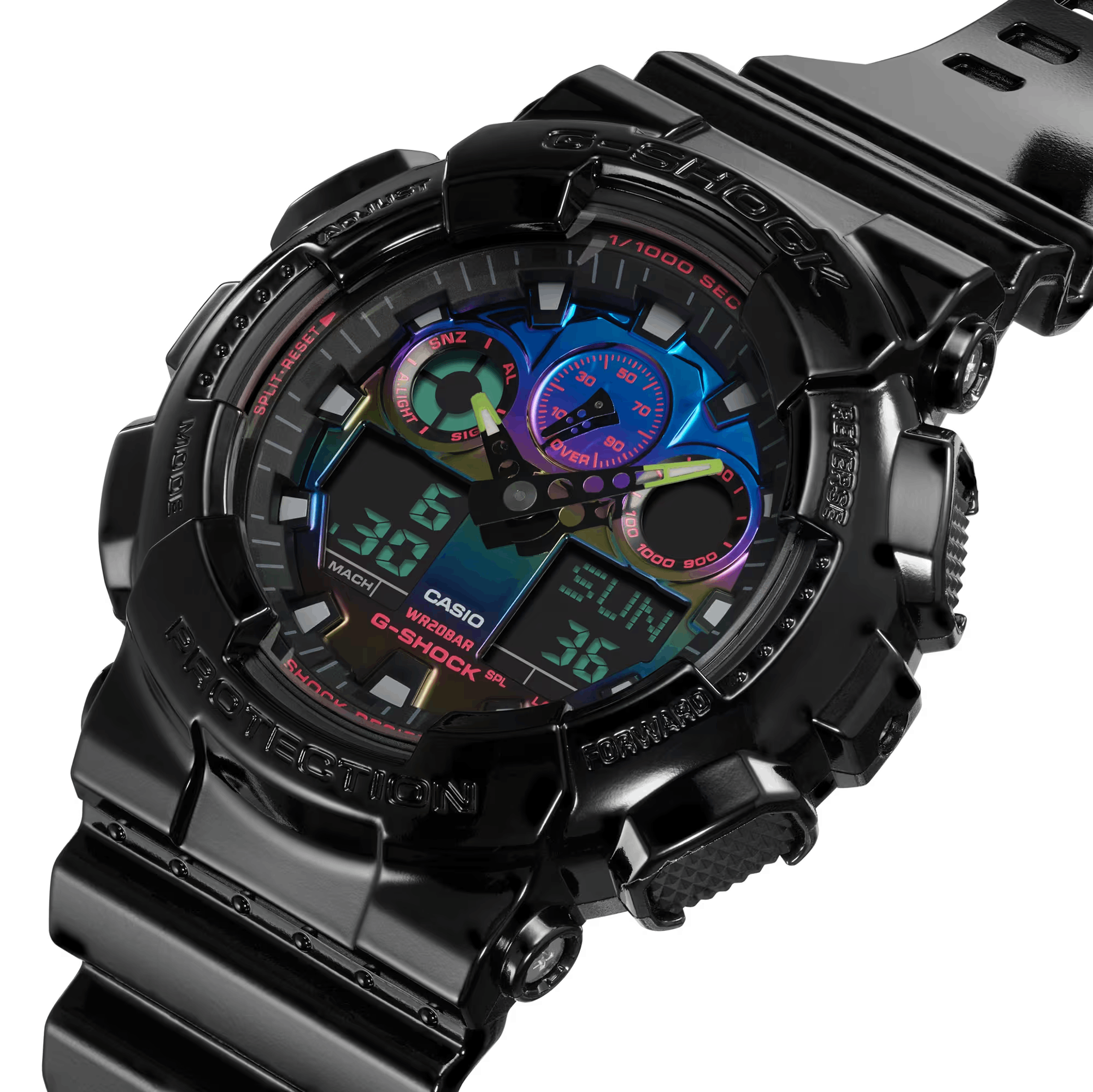 GA-100RGB-1A l Virtual Rainbow Series l G-SHOCK