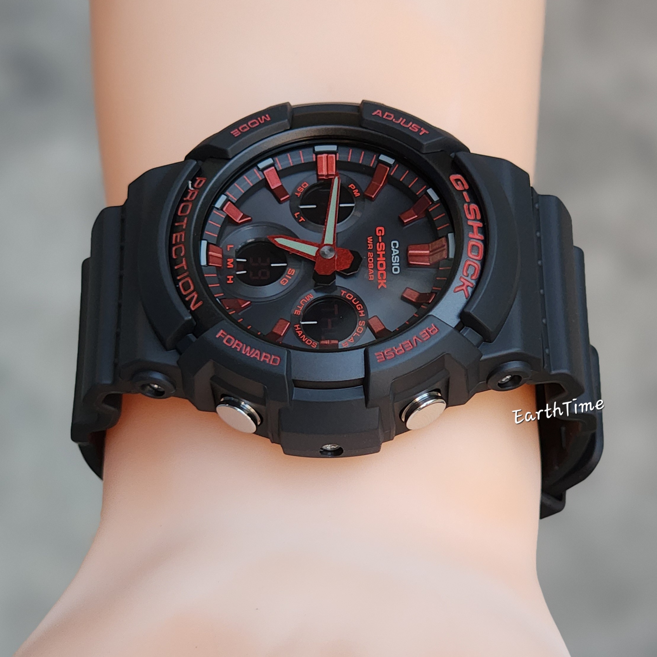 GAS-100BNR-1A l Ignite Red Series l G-SHOCK