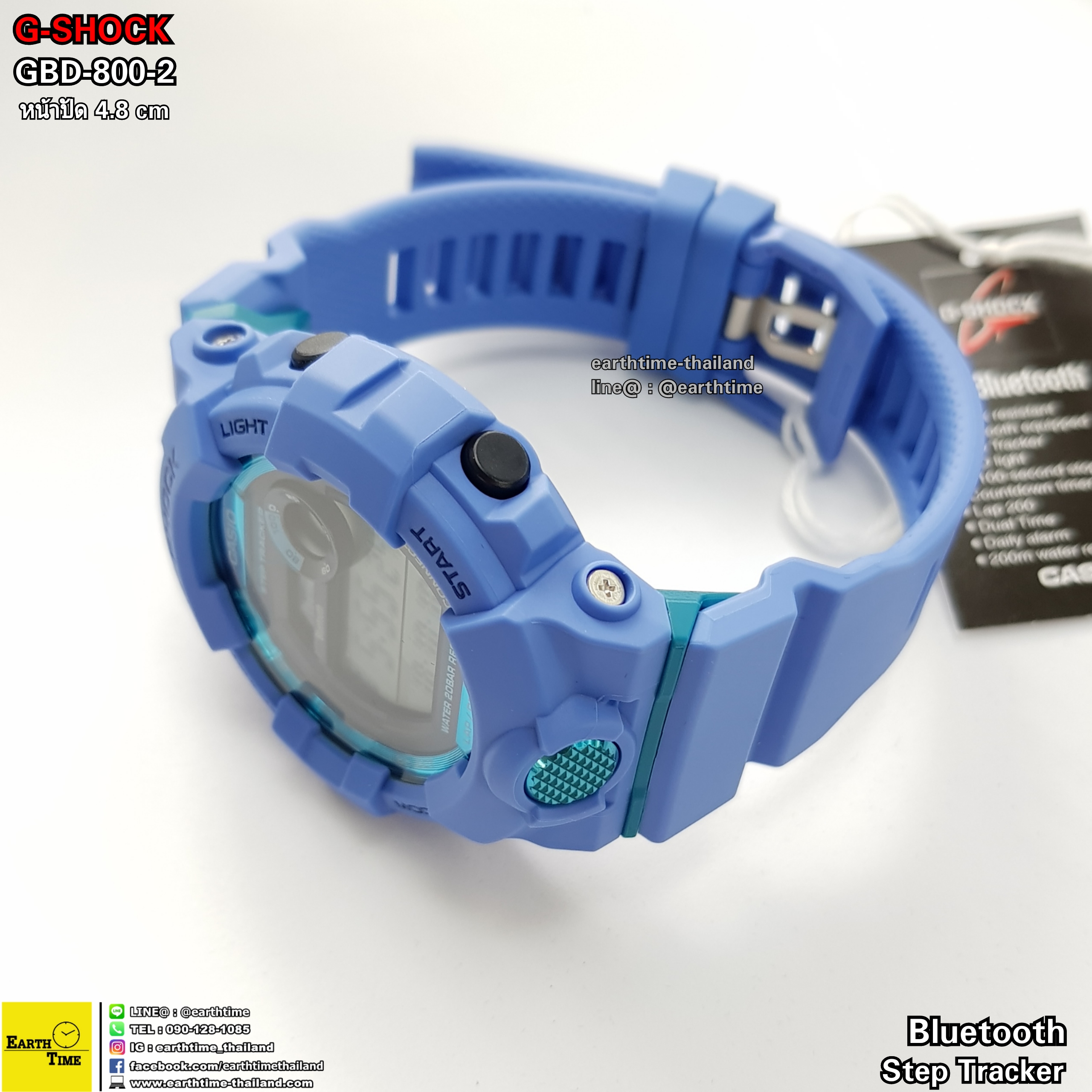 G-Shock Step Tracker and Bluetooth ของใหม่แท้100% รับประกัน 1 ปี รุ่น GBD-800-2
