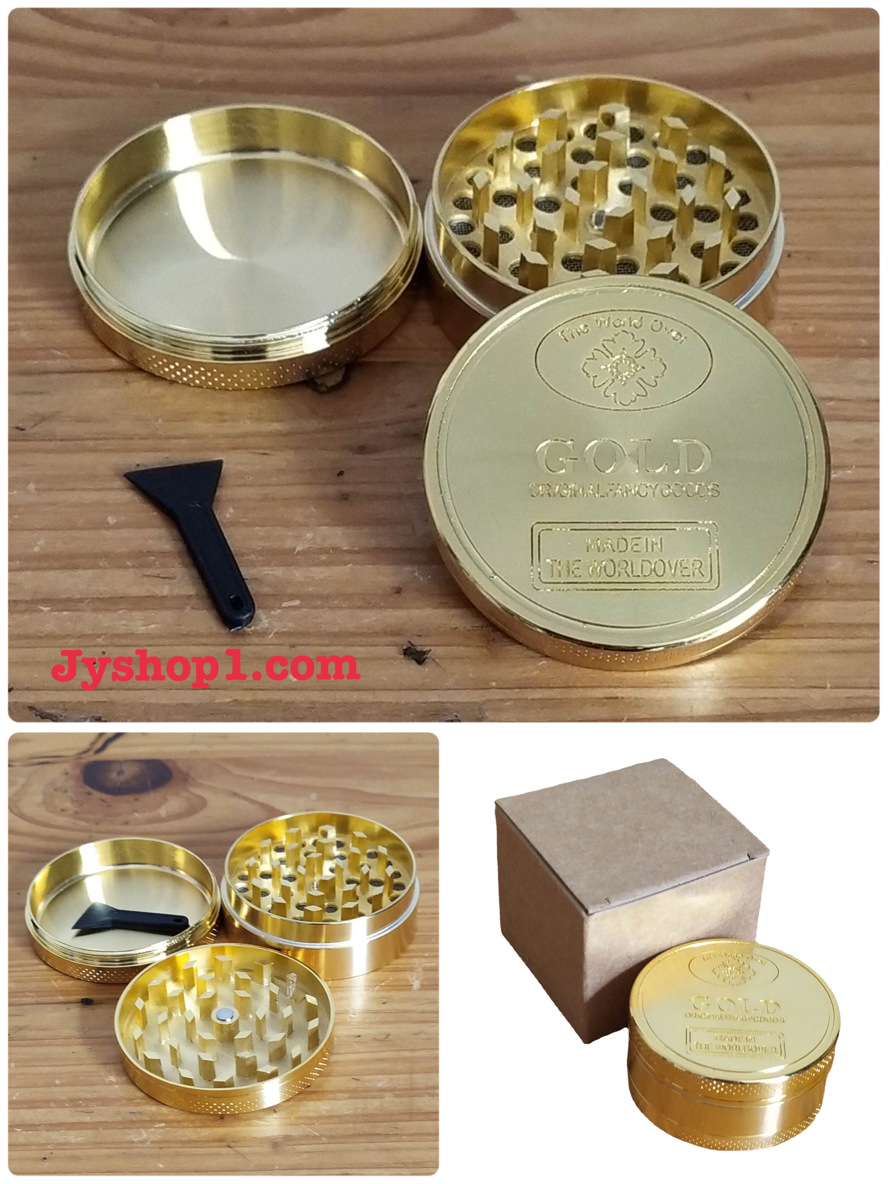 เครื่องบดสมุนไพร ที่บดสมุนไพร 50 mm 3 ชั้น พร้อมส่ง ราคาถูก