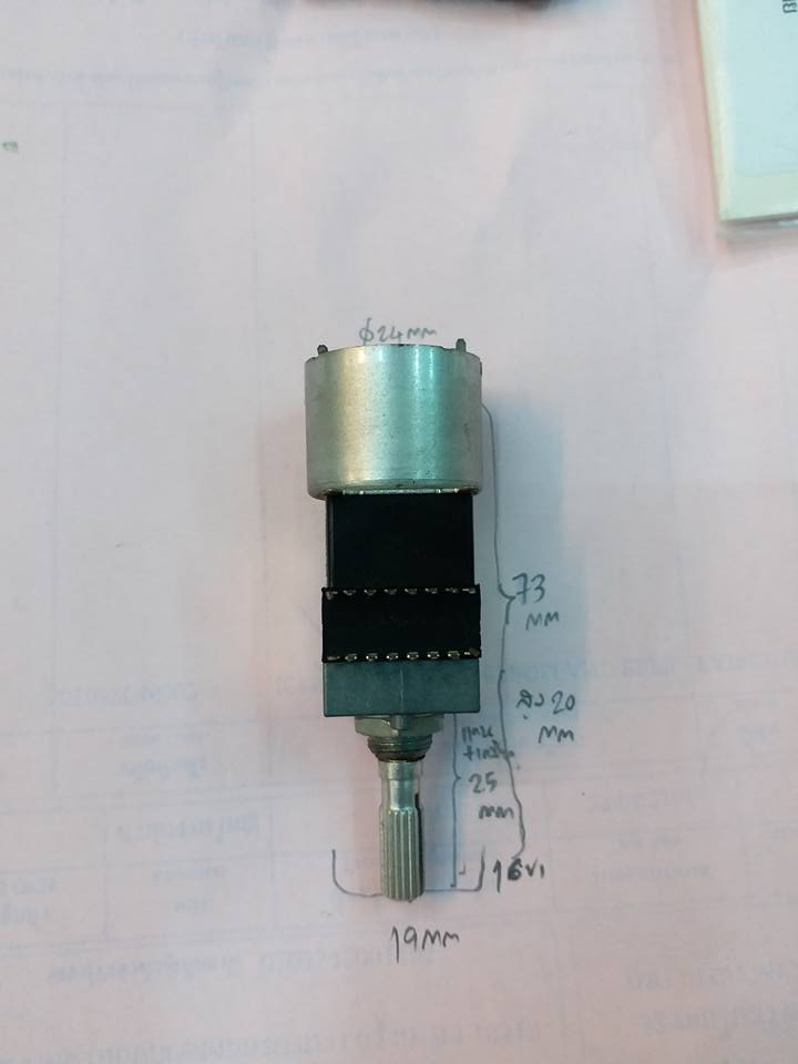 โวลุ่ม100KB2ชั้น16ขาแกน+เกลียวยาว25มม.แกนเฟืองโวลุ่ม100KBหลังมอเตอร์โวลุ่ม100KBติดมอเตอร์แกน+เกลียวยาว25มมโวลุ่มมีมอเตอร์100KBราคาตัวล่ะขนาดตัวยาว73มม.กว้าง19มม.สูง20มม.เส้นผ่านศูนย์กลางมอเตอร์อ้วน20มม.