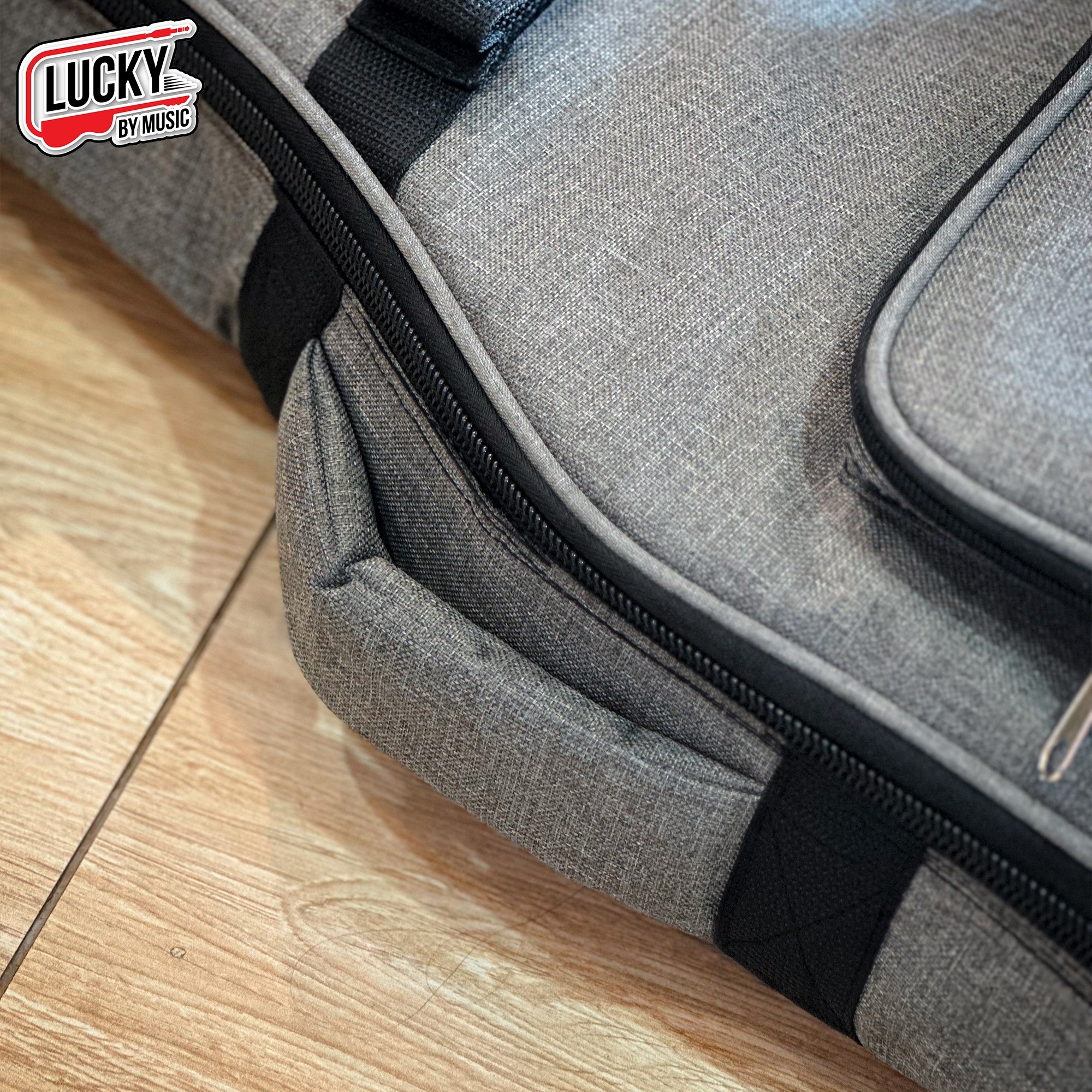 กระเป๋ากีตาร์โปร่ง ผ้ายีนส์ NAMI 12 มิล ซอฟเคสกีต้าร์โปร่งขนาด 36 นิ้ว มีที่รองก้น/รัดคออย่างดี