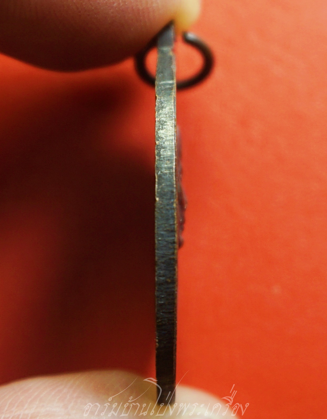 หลวงพ่อเทศ วัดหนองกระทุ่ม รุ่นแรก ปี๒๕๑๓ พิมพ์หน้าหนุ่ม เนื้อทองแดงรมดำ(องค์ที่9)