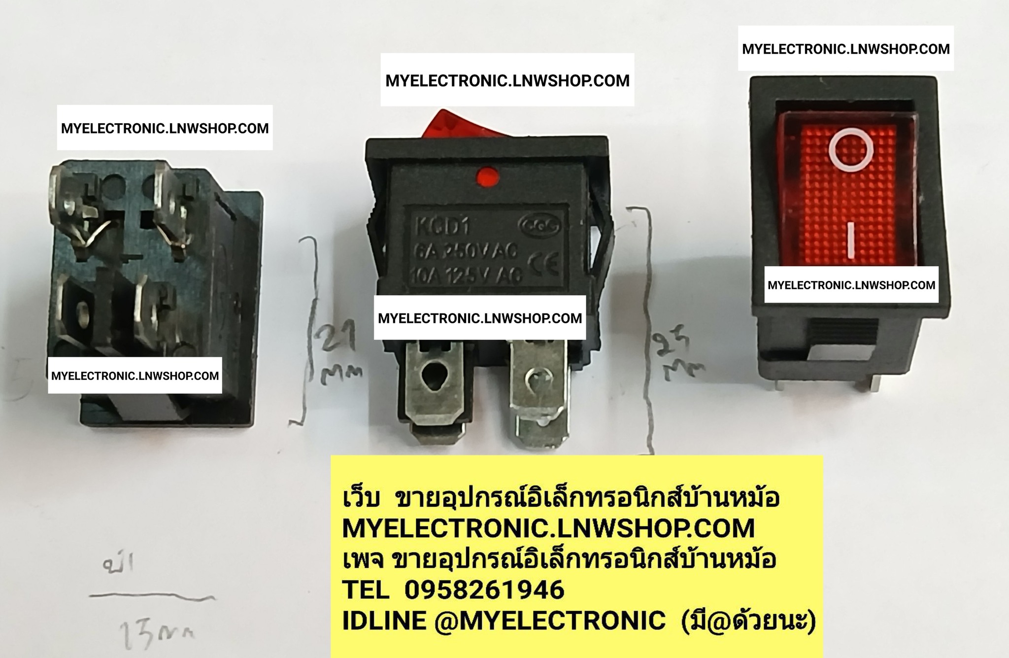 ขาย , สวิทช์ไฟ220V4ขาสีแดง , สวิทช์ไฟสีแดง4ขา220V , รุ่น , MODEL , KCD-1 สวิทช์ไฟ220V , 4ขาสีแดง , สวิทช์ไฟสีแดง , 4ขา , 220V , 6A250V , 10A125V , ยี่ห้อ , ราคา , ตัวละ , . . . หน่วย , บาท