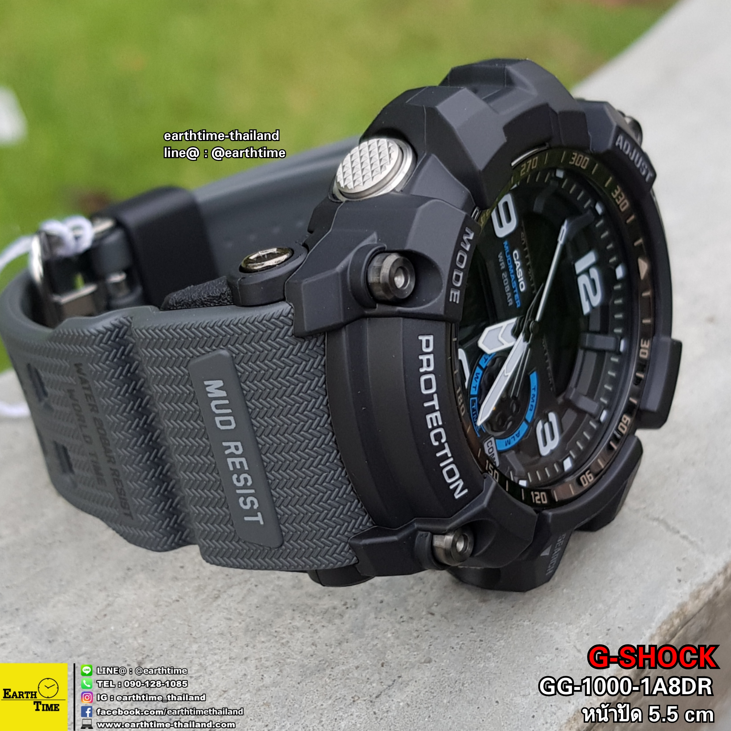 G-Shock Mudmaster Black-Gray ของใหม่แท้100% รับประกัน 1 ปี GG-1000-1A8DR
