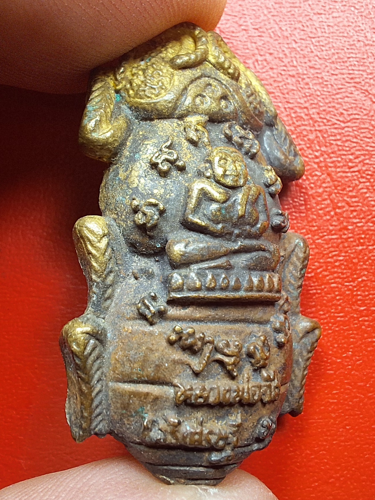 หลวงพ่อจืด สวนปฏิบัติธรรมโพธิเศรษฐี พญาต่อเงิน-ต่อทอง ปี๒๕๔๔ เนื้อฝาบาตร(องค์ที่1)