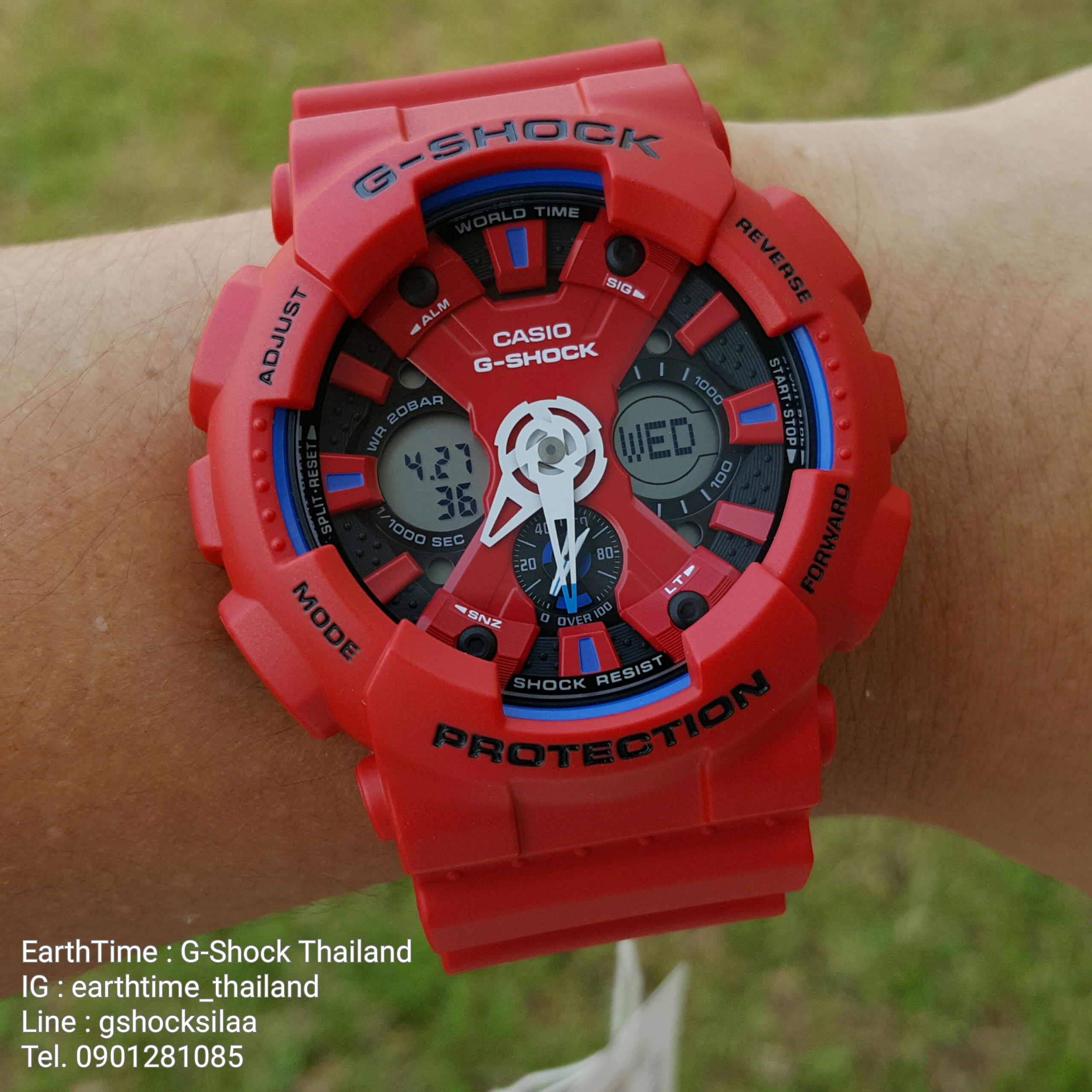 G-Shock ของใหม่แท้100% รับประกัน 1 ปี GA-120TR-4ADR