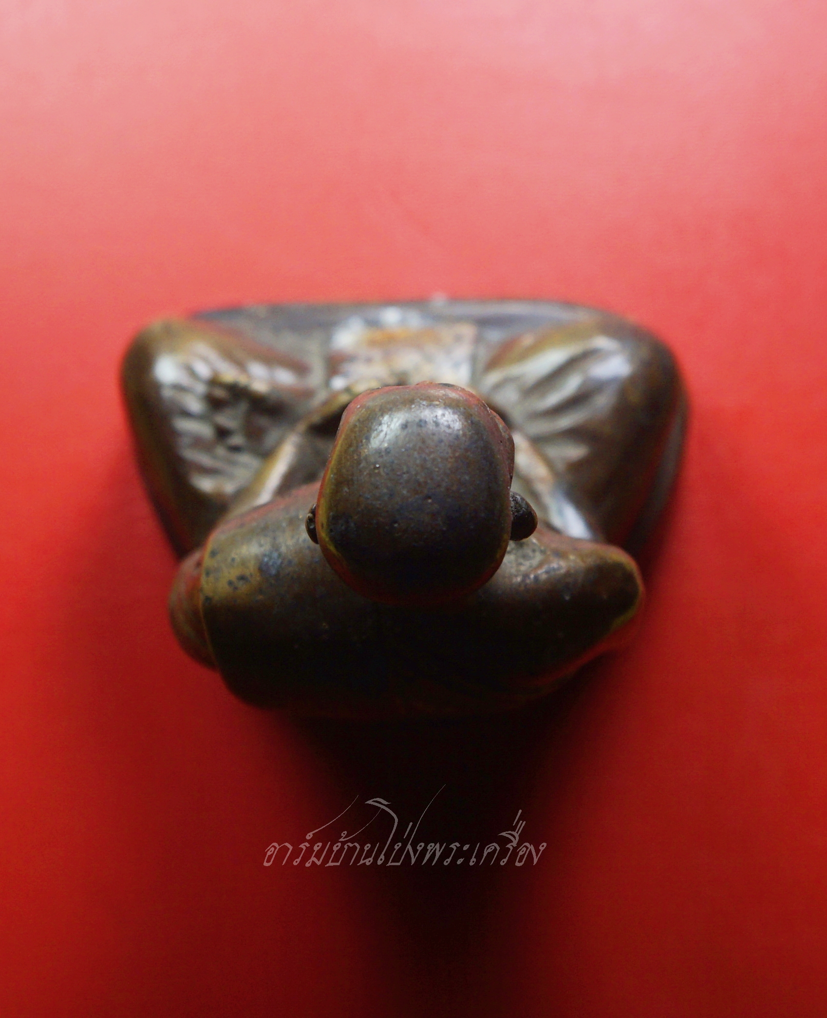 พระครูมูล วัดหนองปลาหมอ พระบูชา หน้าตัก 2 นิ้วครึ่ง สูง 4 นิ้ว(องค์ที่1)