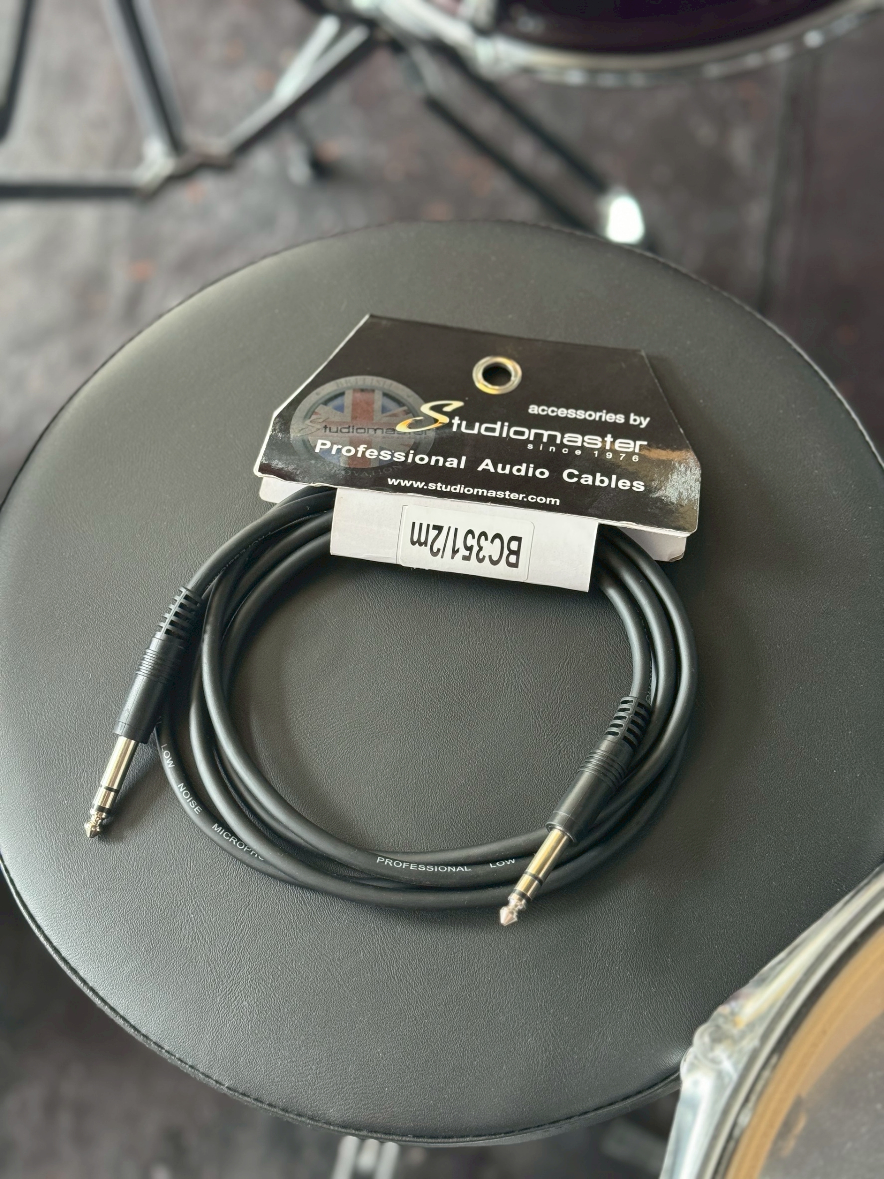 Calsbro สายแจ็ค สเตอริโอ / สายโมโน (mono / stereo) สำหรับกลองไฟฟฟ้า