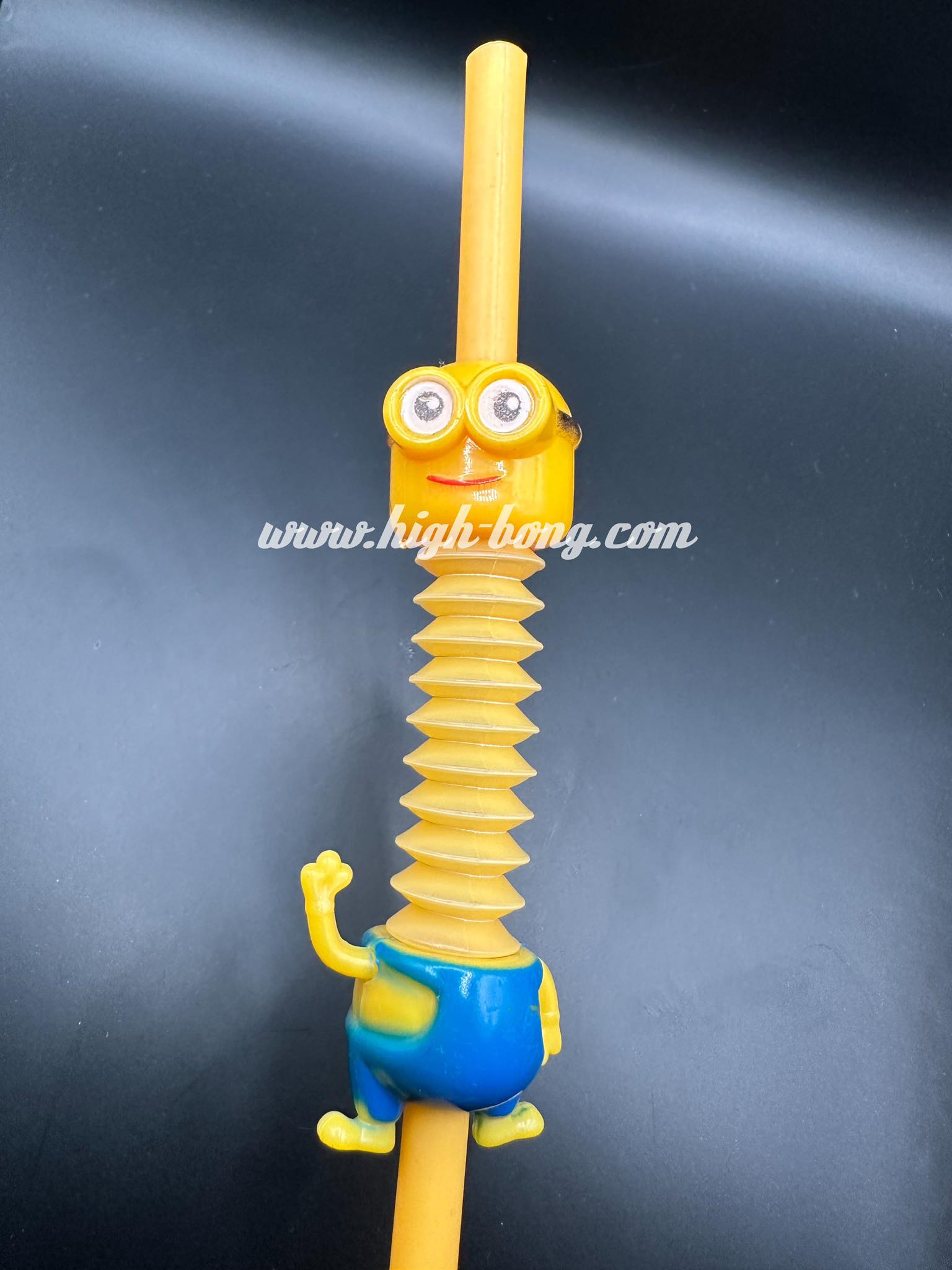 หลอดยืดหยุ่นหักงอได้ลายการ์ตูน(22 cm.)