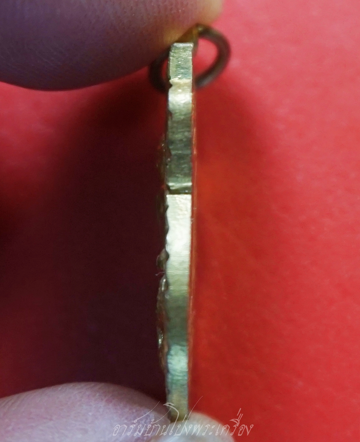 พระครูสุพัฒน์วรกิจ อาจารย์ออย วัดชมภูพล หลวงพ่อพระประธาน ที่ระลึกในงานผูกพัทธสีมา ปี๒๕๒๘ เนื้อฝาบาตร(องค์ที่2)