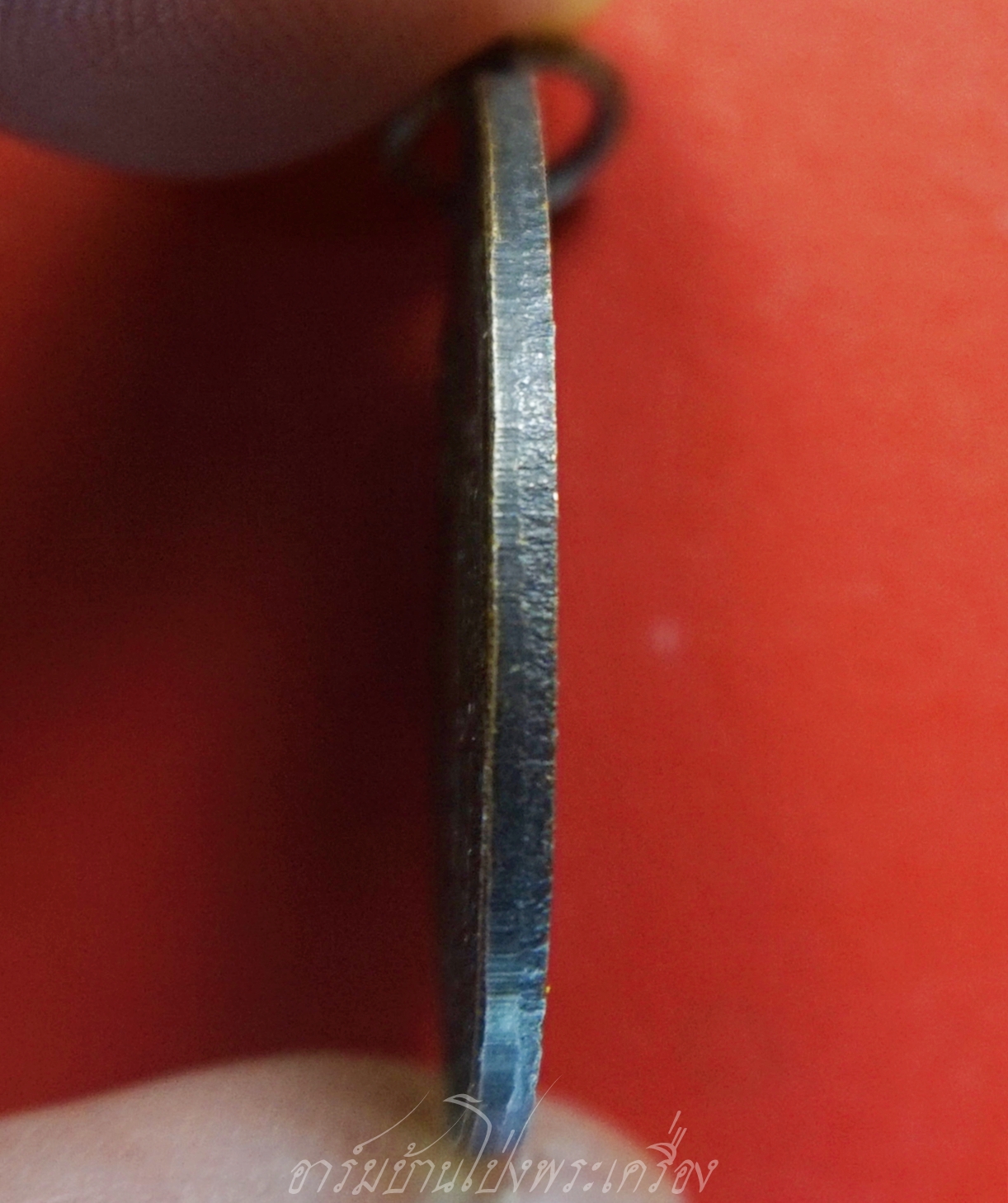 หลวงพ่อชุ่ม วัดท่ามะเดื่อ ศิษย์สร้างถวาย ปี๒๕๒๖ เนื้อทองแดงรมดำ(องค์ที่6)