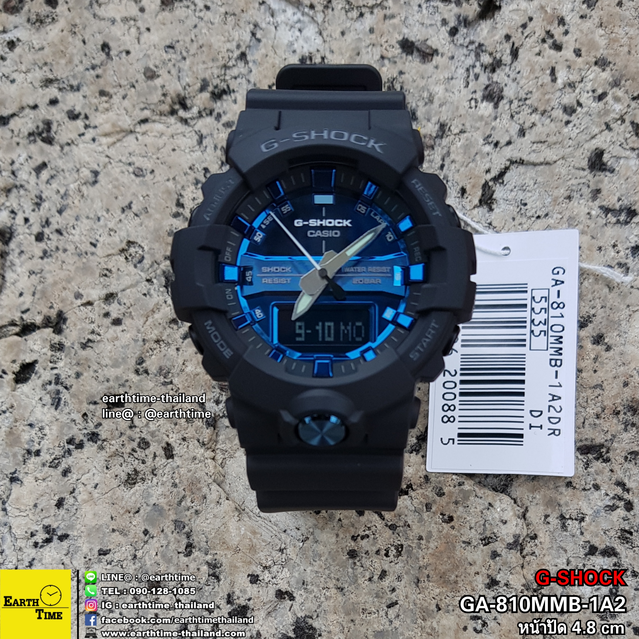 G-Shock Metallic Mirror Faces ของใหม่แท้100% รับประกัน 1 ปี รุ่น GA-810MMB-1A2DR