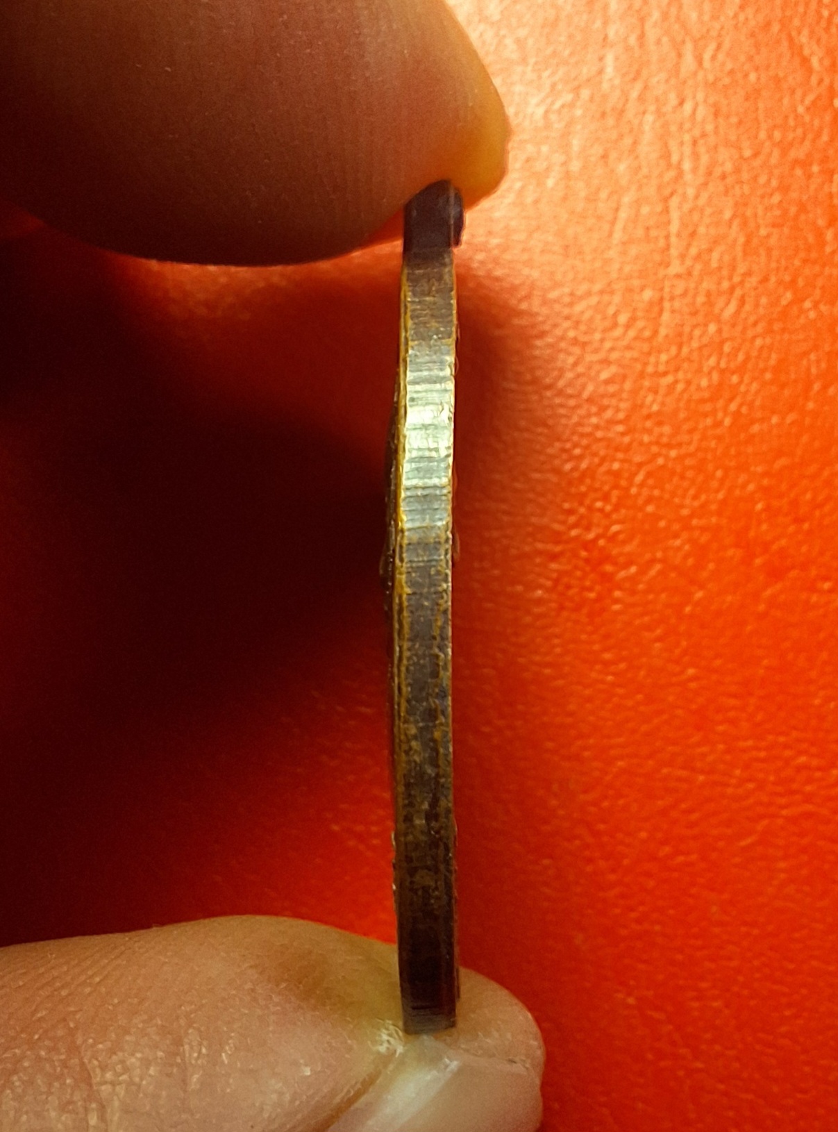 หลวงพ่อร้าย หลัง หลวงพ่อกลอย วัดเขายี่สาร จ.สมุทรสาคร รุ่นสอง เนื้อทองแดง(องค์ที่1)