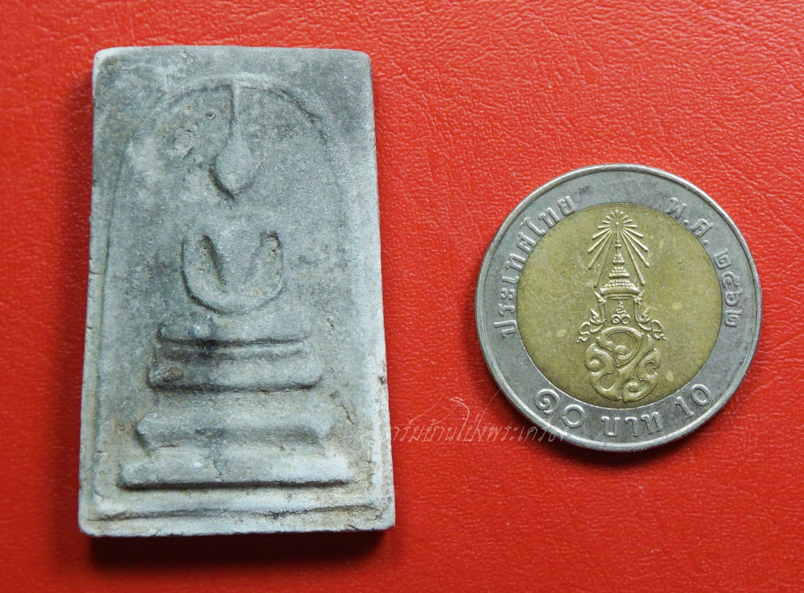 หลวงพ่อขอม วัดไผ่โรงวัว สมเด็จ เนื้อผง(องค์ที่1)