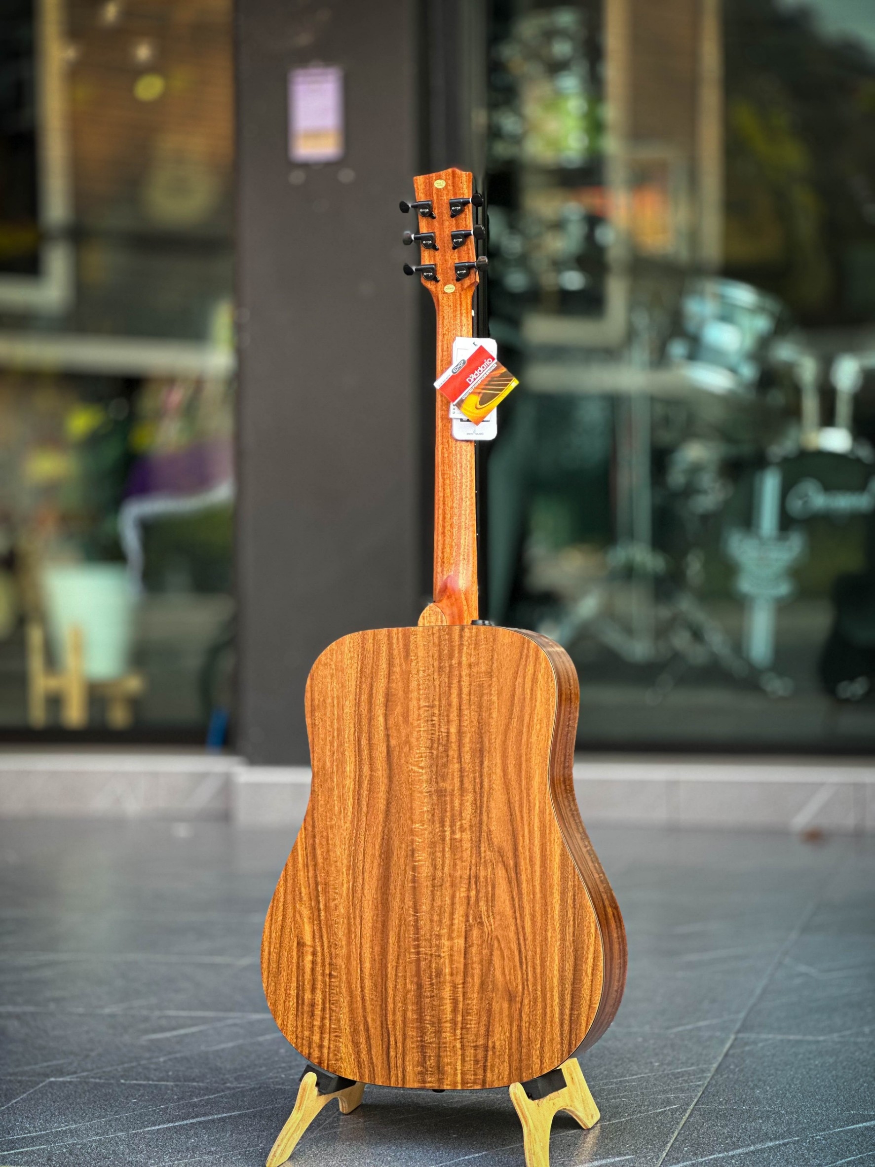 Enya กีต้าร์โปร่งไฟฟ้า ED-X1 ทรงเดรทน็อท ขนาด 41 นิ้ว All KOA HPL ไม้โคอะทั้งตัว ใส่สายเคลือบ D’Addario พร้อมซอฟเคส ของแถมพรีเมียม