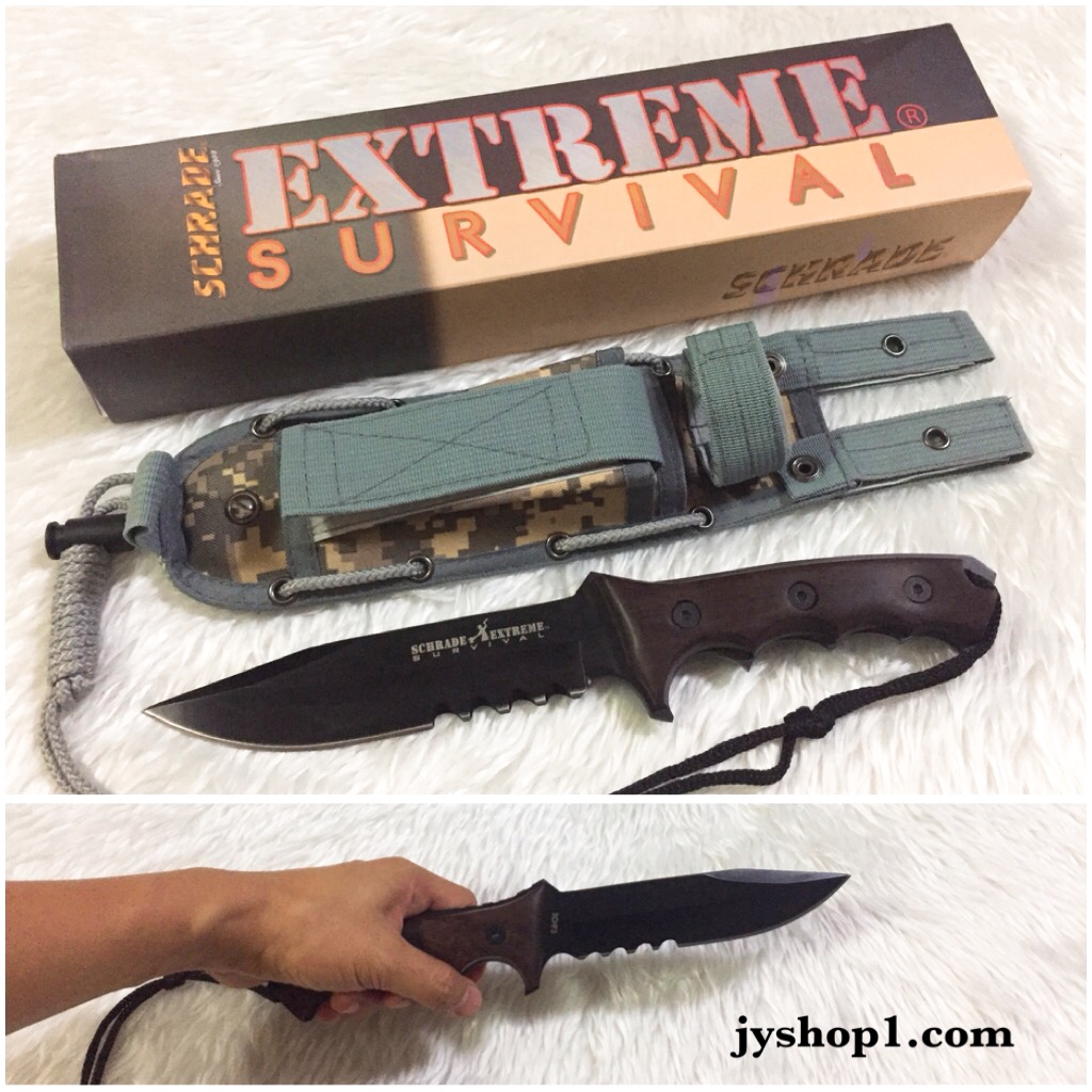 มีดเดินป่า มีดใบตาย Schrade Extreme Survival