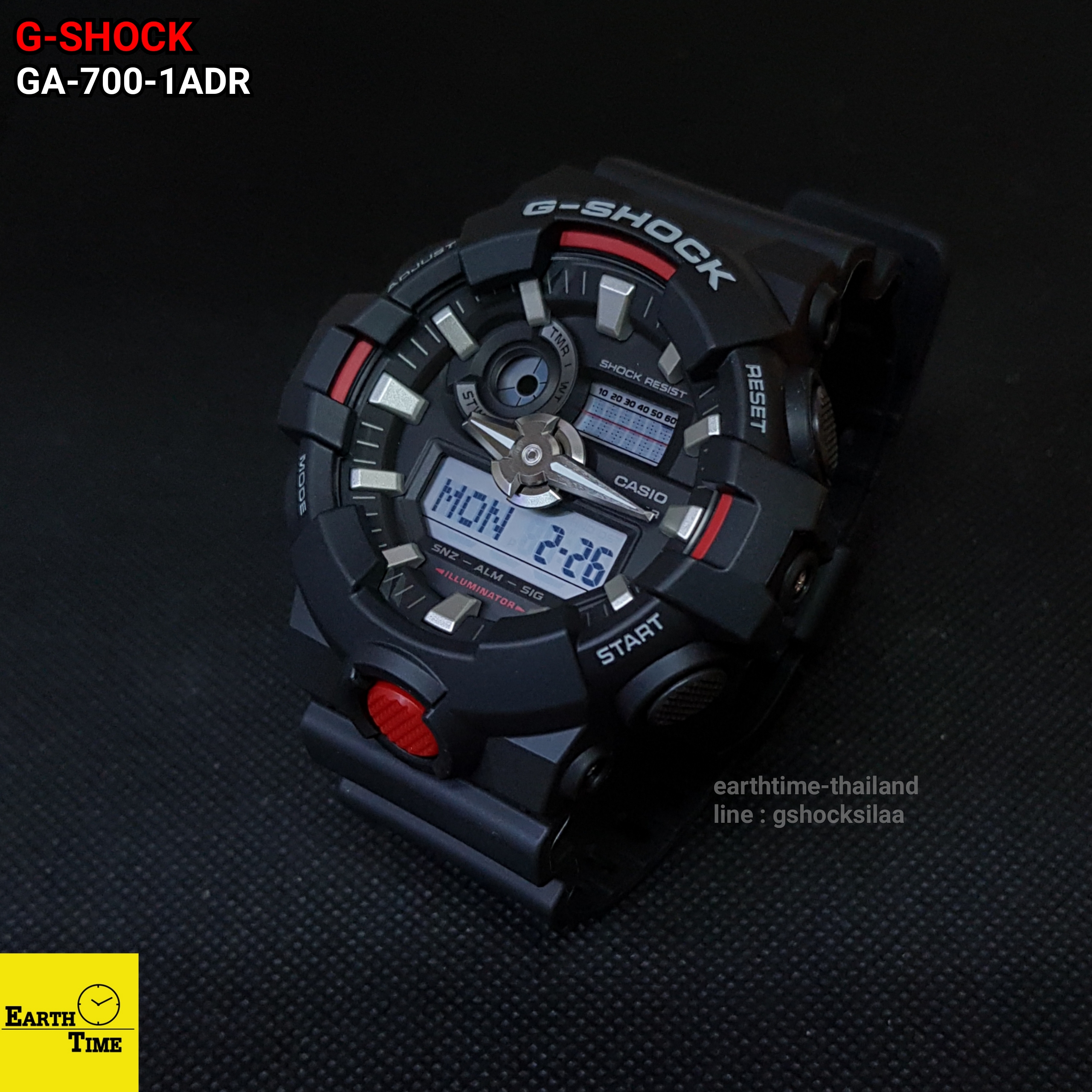 G-Shock ของใหม่แท้100% รับประกัน 1 ปี GA-700-1ADR