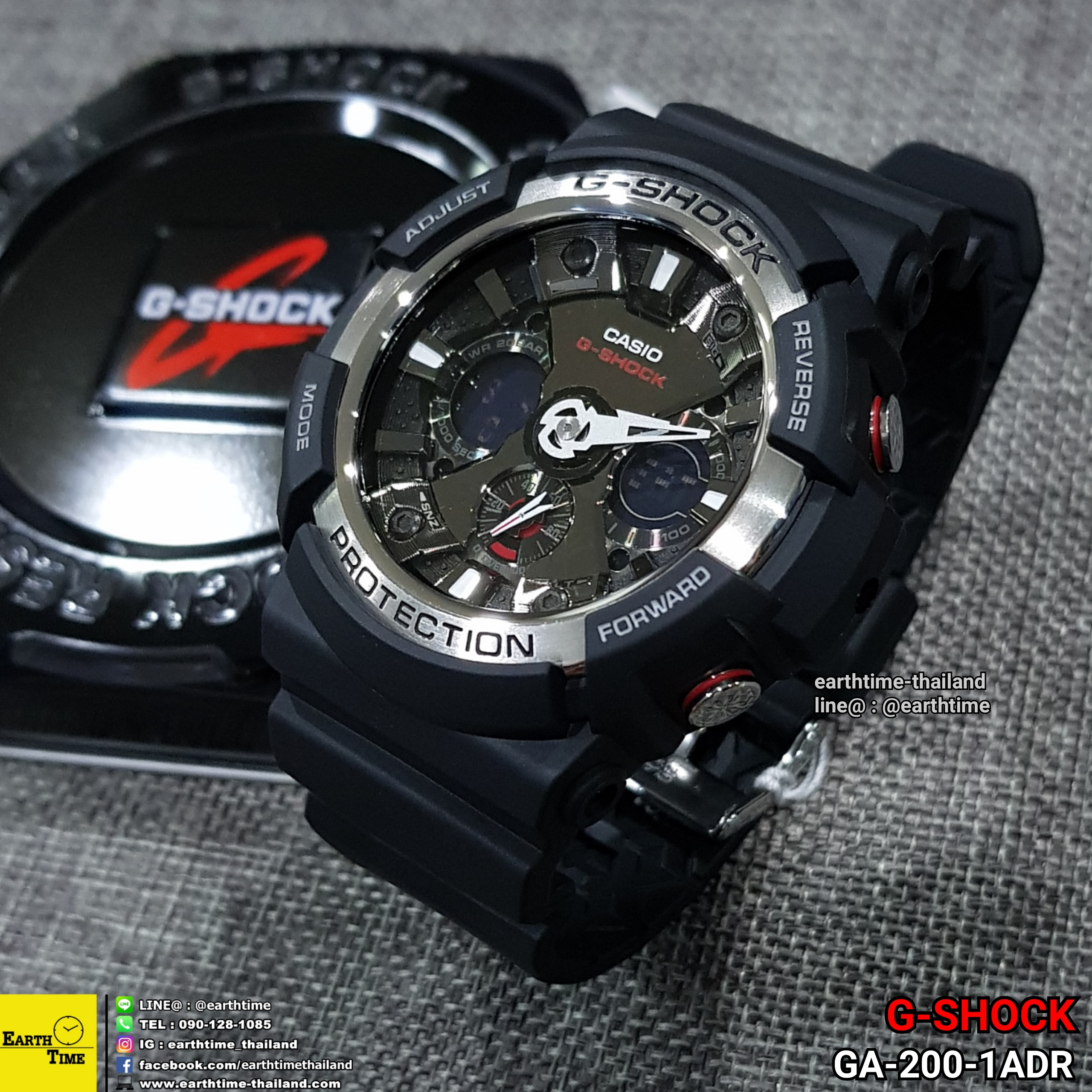 G-Shock ของใหม่แท้100% รับประกัน 1 ปี GA-200-1ADR