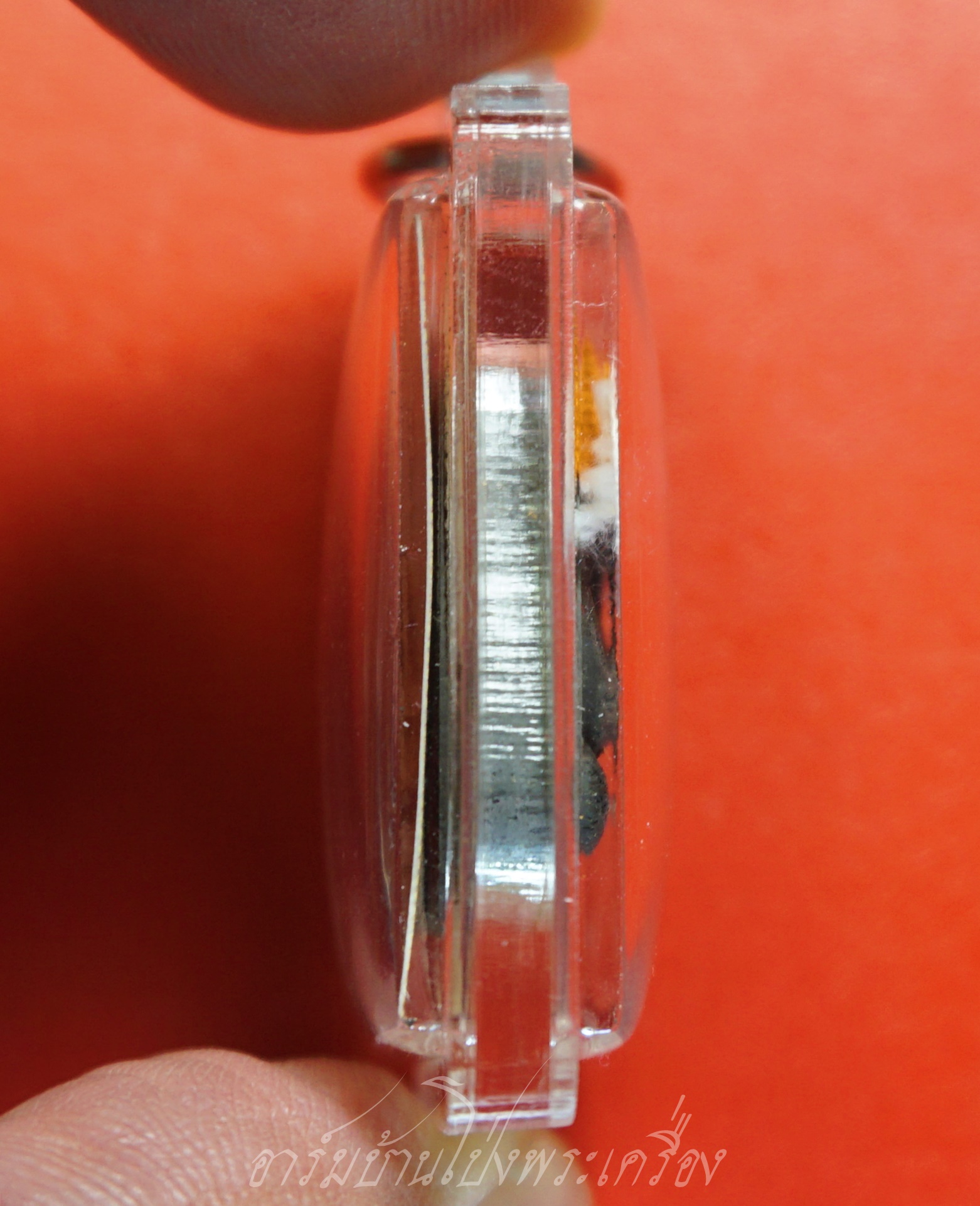 หลวงปู่แผ้ว วัดรางหมัน รูปถ่ายซีเปีย ที่ระลึกครบ๘รอบ อายุ๙๖ปี หลังปิดตา(องค์ที่7)