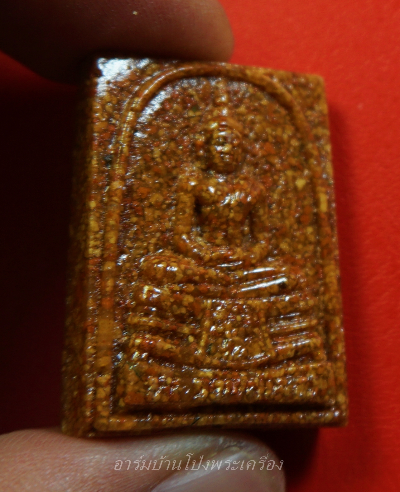 หลวงพ่อโสธร วัดโสธรวรารามวรวิหาร จ.ฉะเชิงเทรา สมเด็จ เนื้อกระเบื้องหลังคาโบสถ์(องค์ที่1)