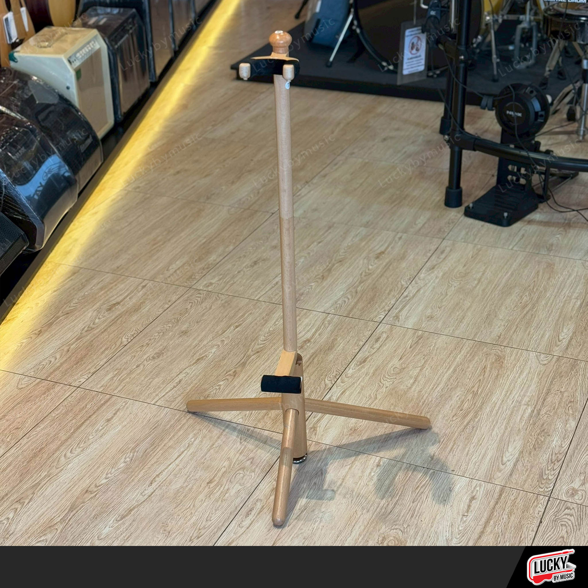 ขาตั้งกีตาร์ไม้ Eastrock ขาตั้งกีตาร์ ทำจากไม้ wooden hanging guitar stand สำหรับกีตาร์โปร่ง ไฟฟ้า เบส