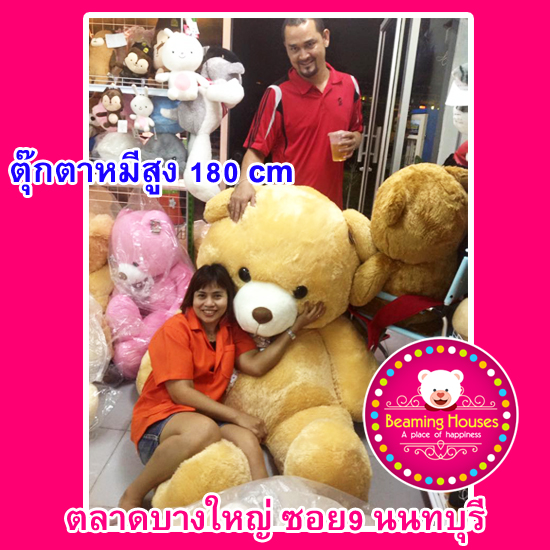 ตุ๊กตาหมียักษ์ สูง 180 cm